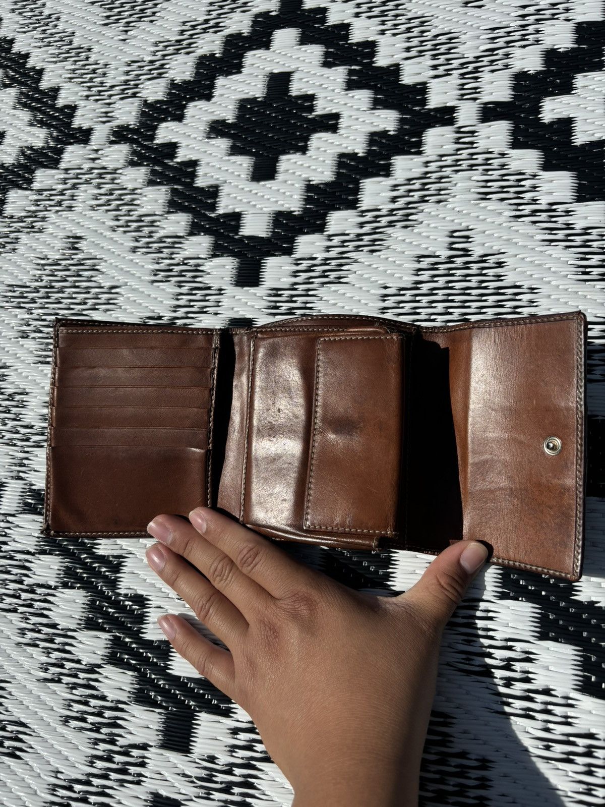 Gucci × Vintage Gucci Vintage Monogram Wallet Size ONE SIZE - 7 Thumbnail