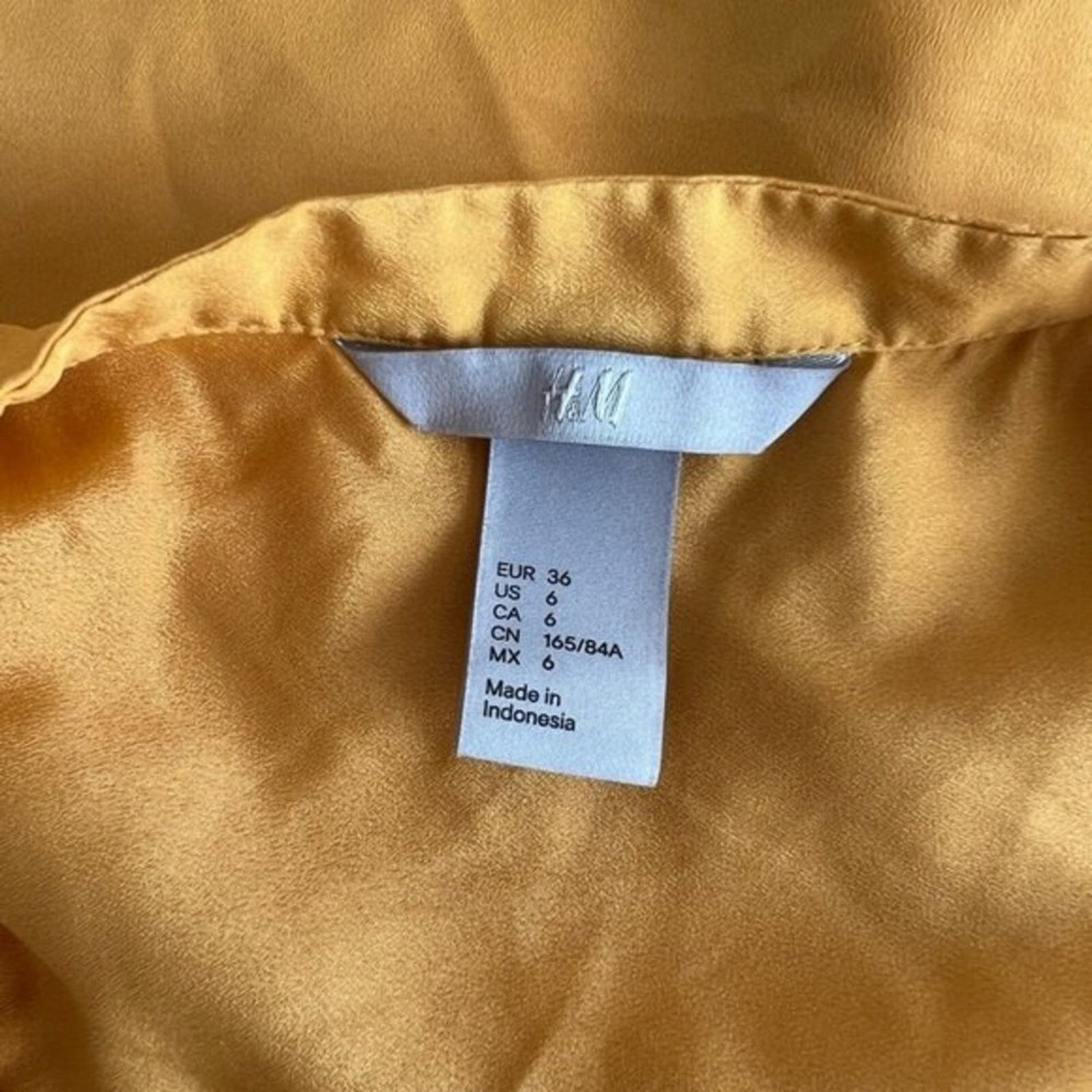 H&M H&M Yellow Collared Sleeveless Top, US4 Size S / US 4 / IT 40 - 4 Thumbnail