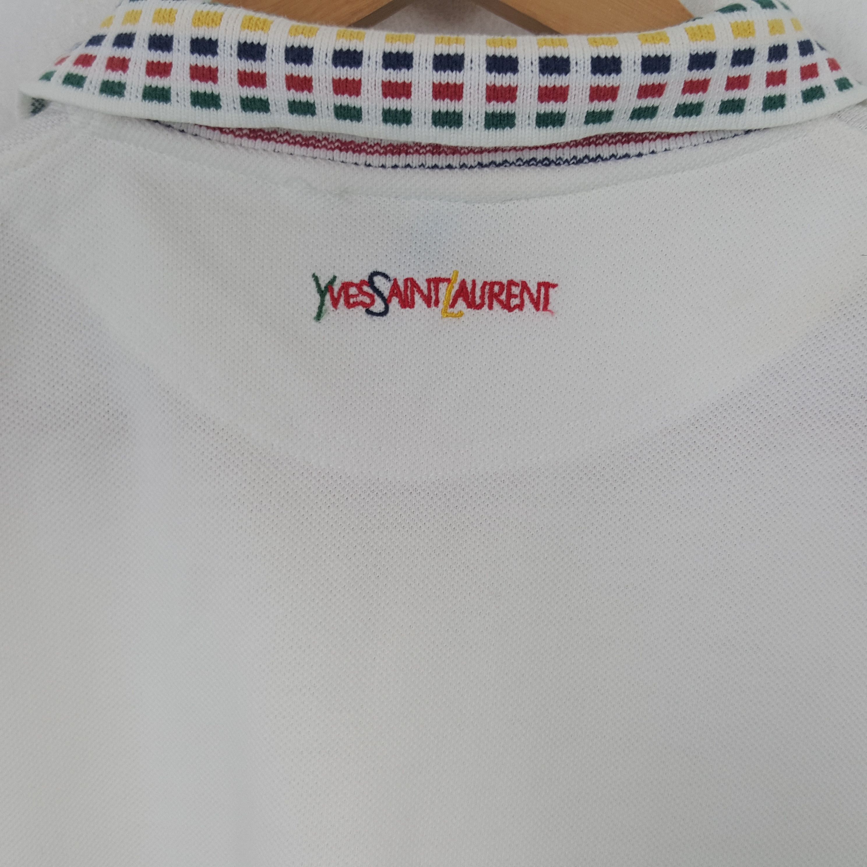 Vintage × Yves Saint Laurent Vintage Yves Saint Lauren Italian Brand Polos Size US L / EU 52-54 / 3 - 4 Thumbnail