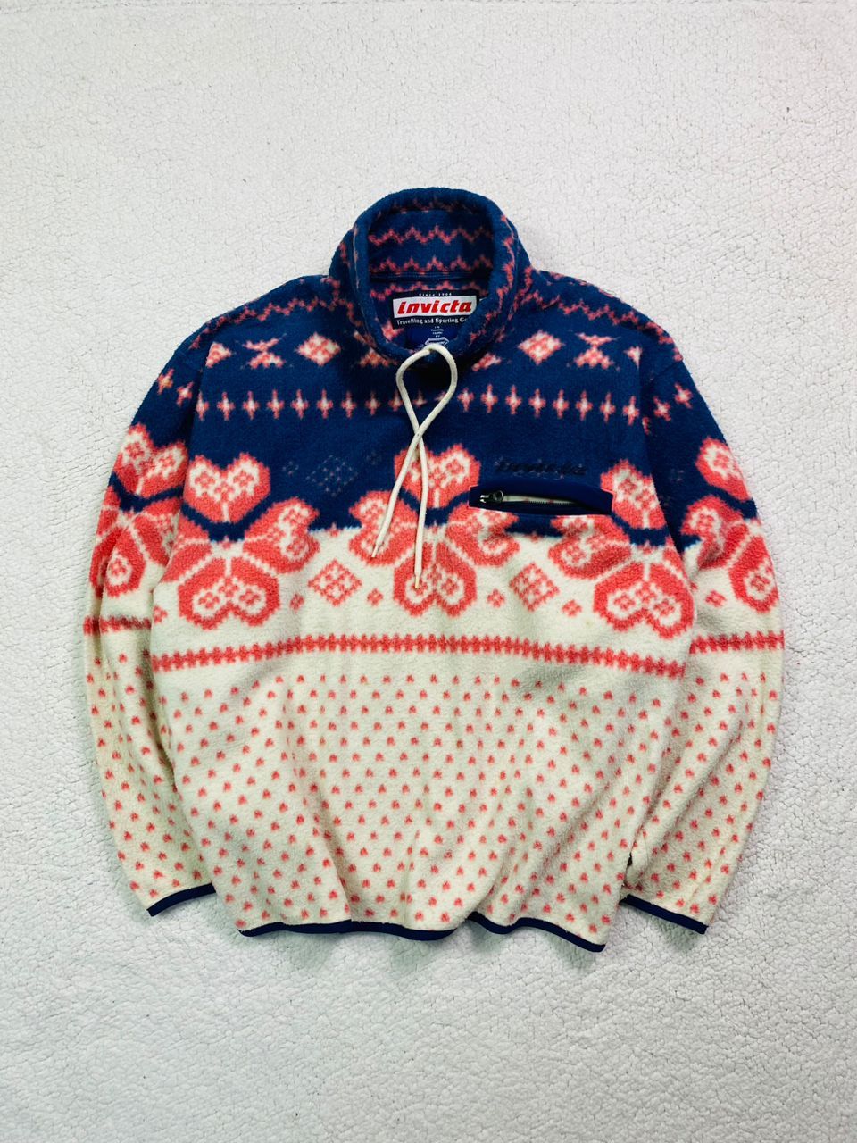 Invicta Invicta Fleece Sweater Made In Italy Size US S / EU 44-46 / 1 - 1 Thumbnail