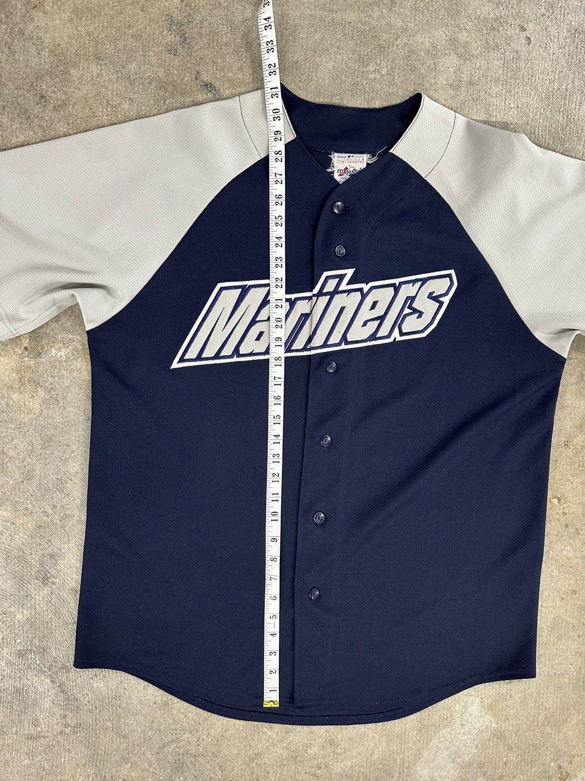 MLB × Majestic × Vintage Vintage 90s Majestic Seattle Mariners MLB Baseball Jersey Size US XL / EU 56 / 4 - 8 Thumbnail
