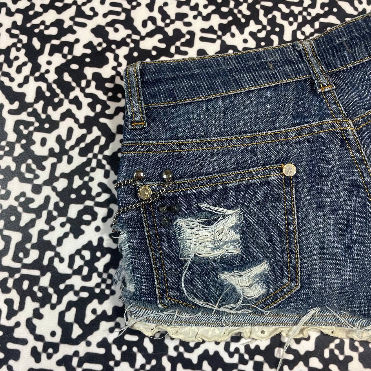 Dolce & Gabbana Vintage Y2K Dolce Gabbana Sexy Luxury Distressed Style Short Size 27" / US 4 / IT 40 - 10 Thumbnail