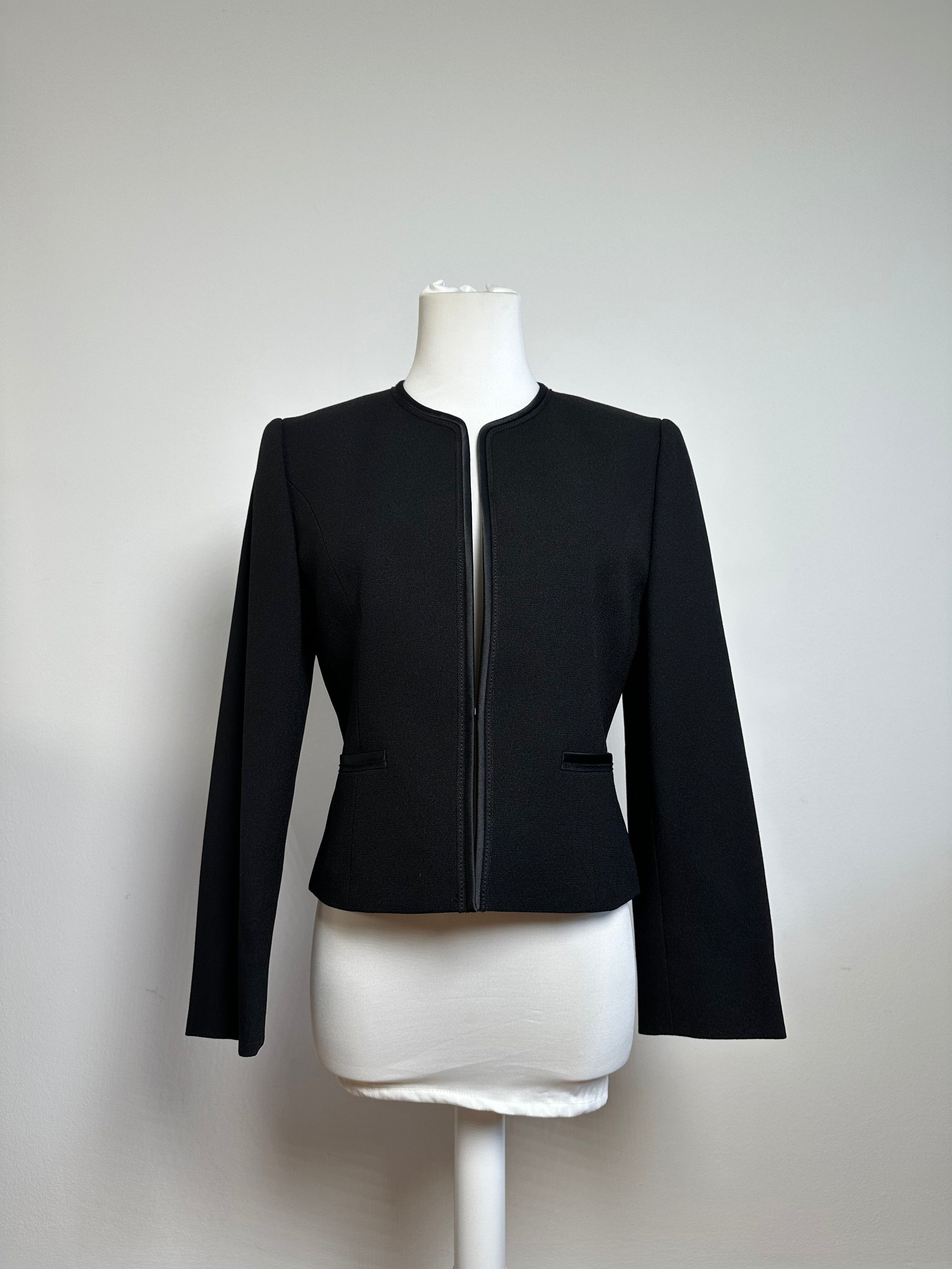Chloe Vintage Givenchy Wool Blazer Short Coat Black M Size S / US 4 / IT 40 - 1 Thumbnail