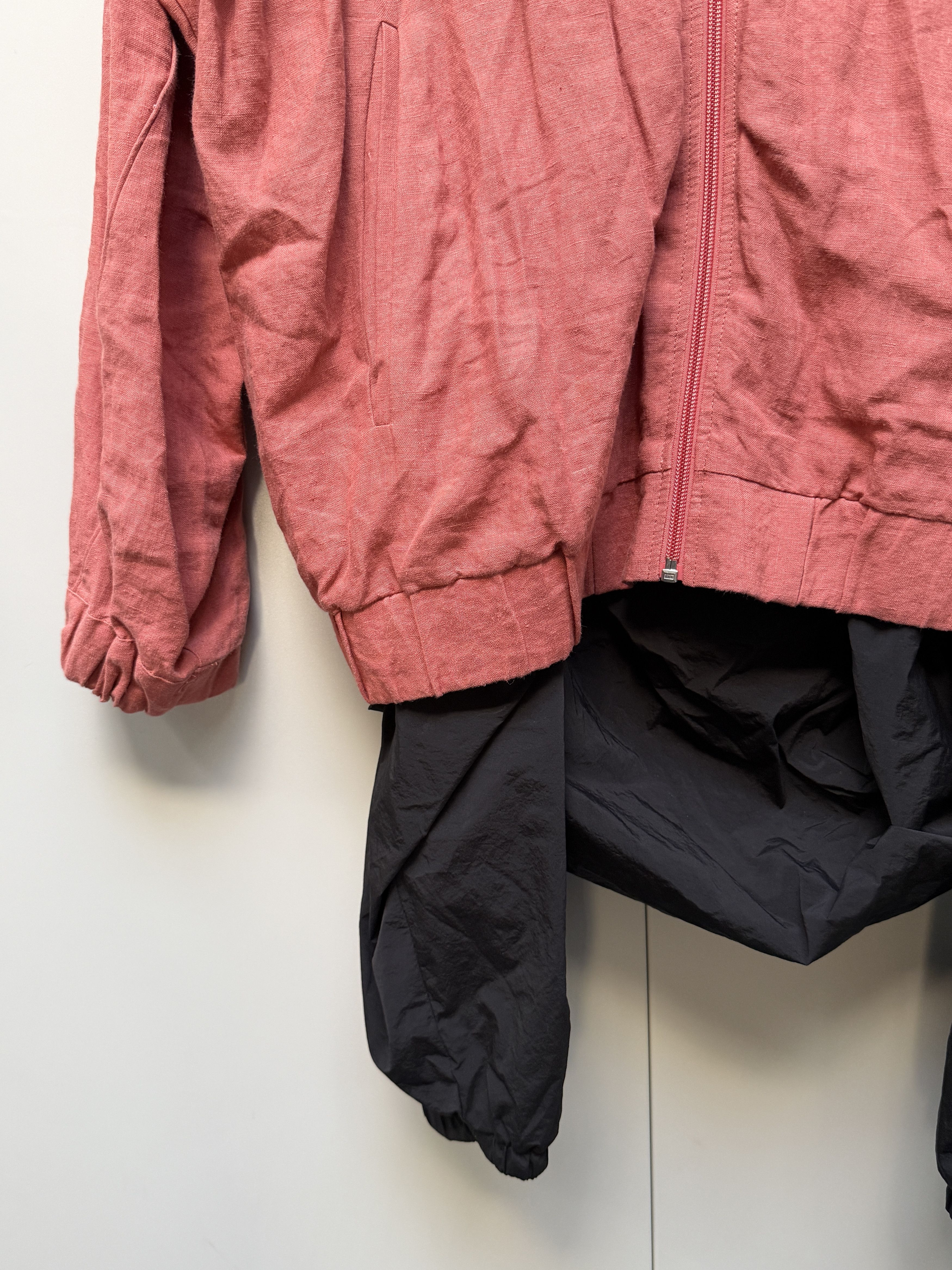 Y/Project Y/Project SS18 Layered Red Linen Black Nylon Parka Size US S / EU 44-46 / 1 - 7 Thumbnail