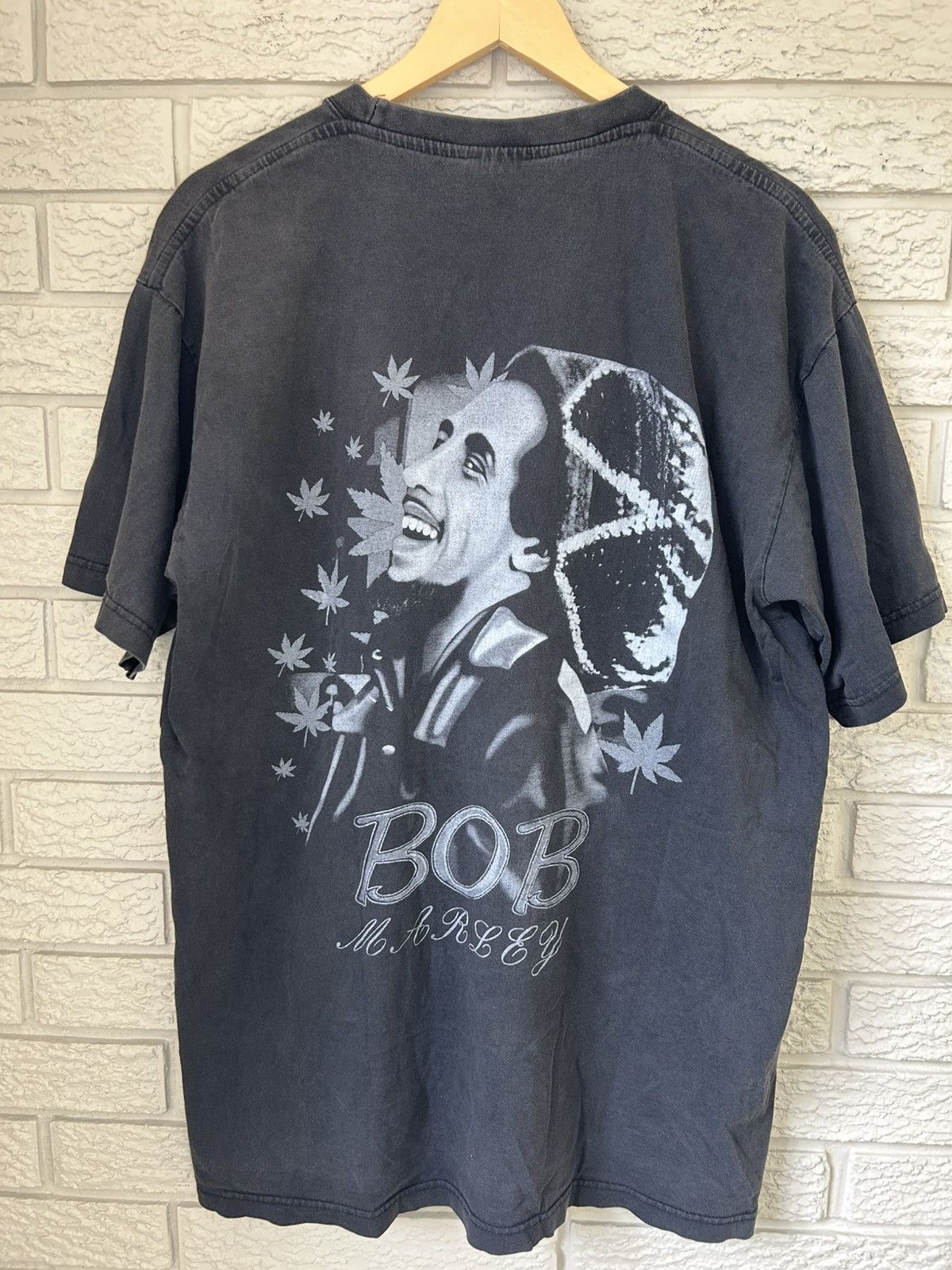 Bob Marley Vintage Faded Bob Marley Weed Rap Tee Size US XL / EU 56 / 4 - 5 Thumbnail