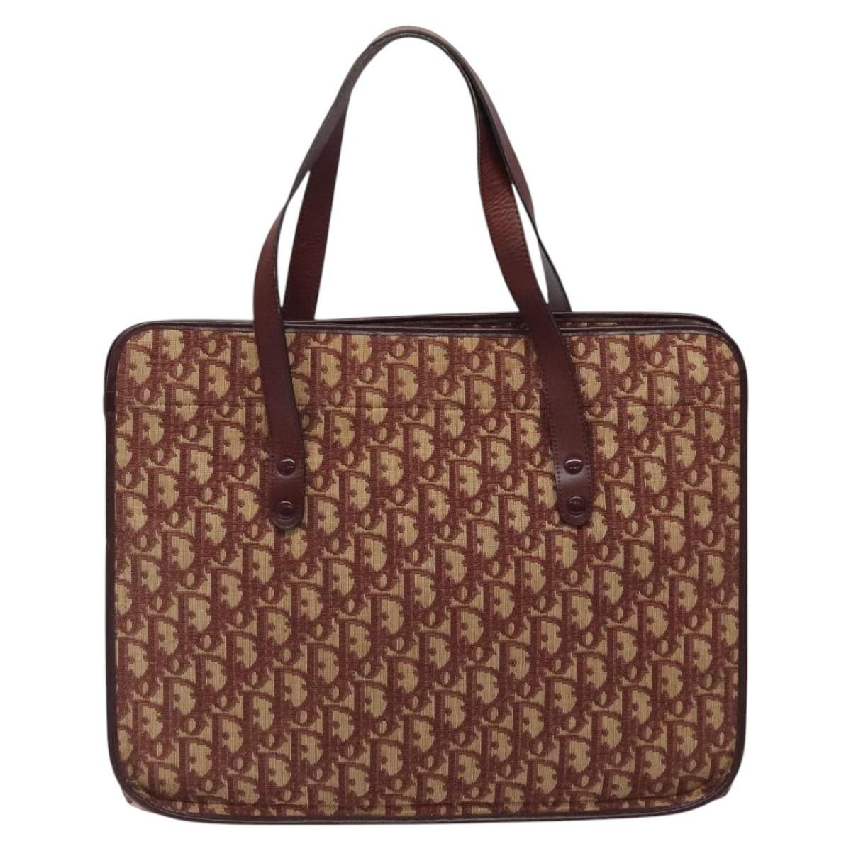 Dior DIOR Trotter Canvas Hand Bag Red Size ONE SIZE - 2 Thumbnail