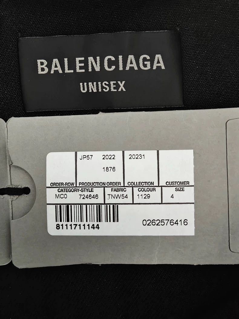 Balenciaga Balenciaga 23ss Graffiti Splashing Double B Letters Doing O Size US XL / EU 56 / 4 - 4 Thumbnail