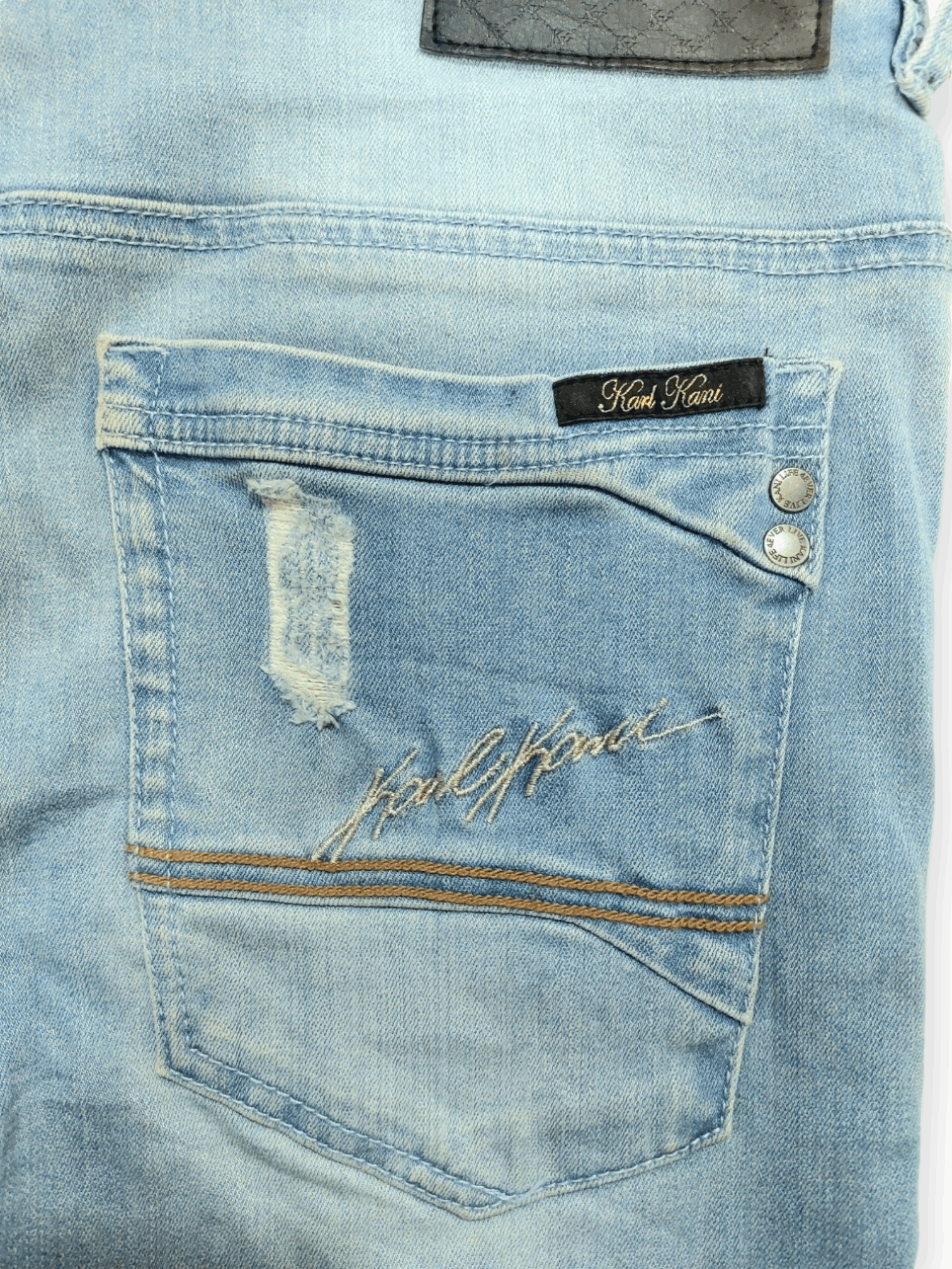 Karl Kani FYE🔥 Karl Kani Punk Biker Denim Size US 32 / EU 48 - 11 Thumbnail