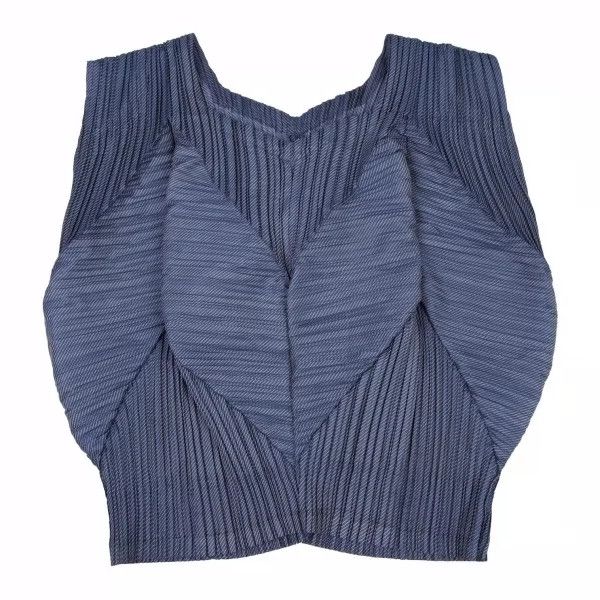 Issey Miyake issey miyake size:2 Sleeveless pleated top Size XXS / US 00 / IT 34 - 2 Thumbnail