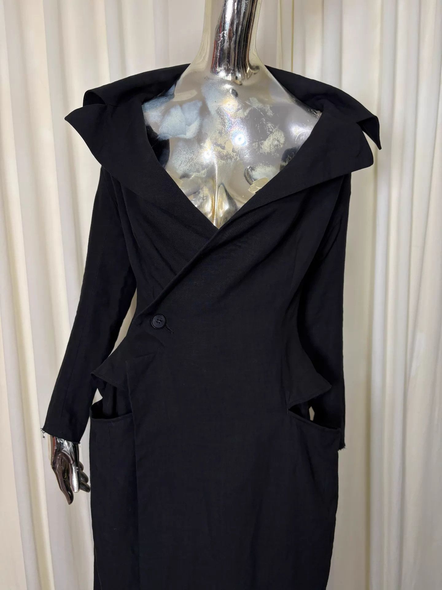 Yohji Yamamoto Yohji Yamamoto 2003SS Linen Trench Coat Size 1 Size S / US 4 / IT 40 - 4 Thumbnail