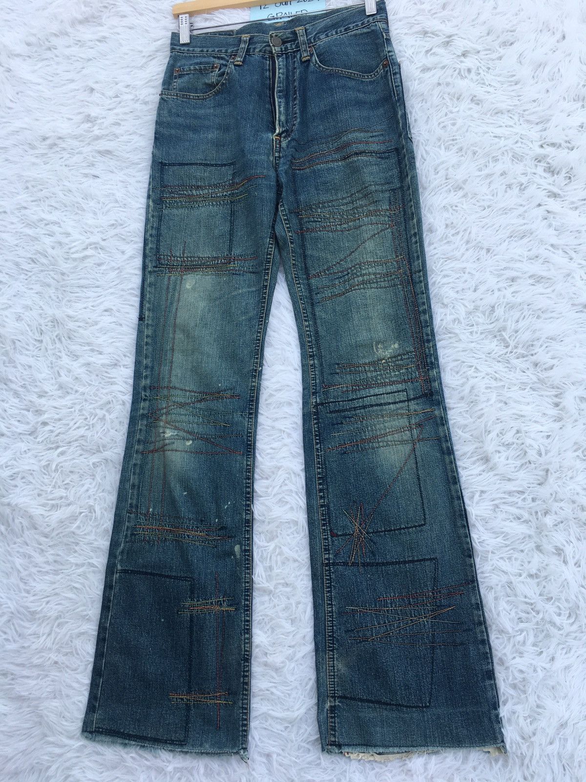 Hysteric Glamour Rare Vintage Hysteric Glamour Kinky Patchwork Jeans Size 28" / US 6 / IT 42 - 6 Thumbnail