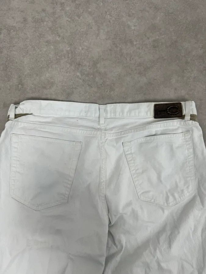 Roberto Cavalli 2000s Cavalli White Vertical Pants Size US 33 - 10 Thumbnail