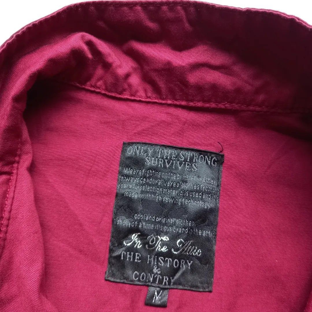 Hysteric Glamour × In The Attic × Japanese Brand Japanese biker red jacket in the attic Size US M / EU 48-50 / 2 - 4 Thumbnail
