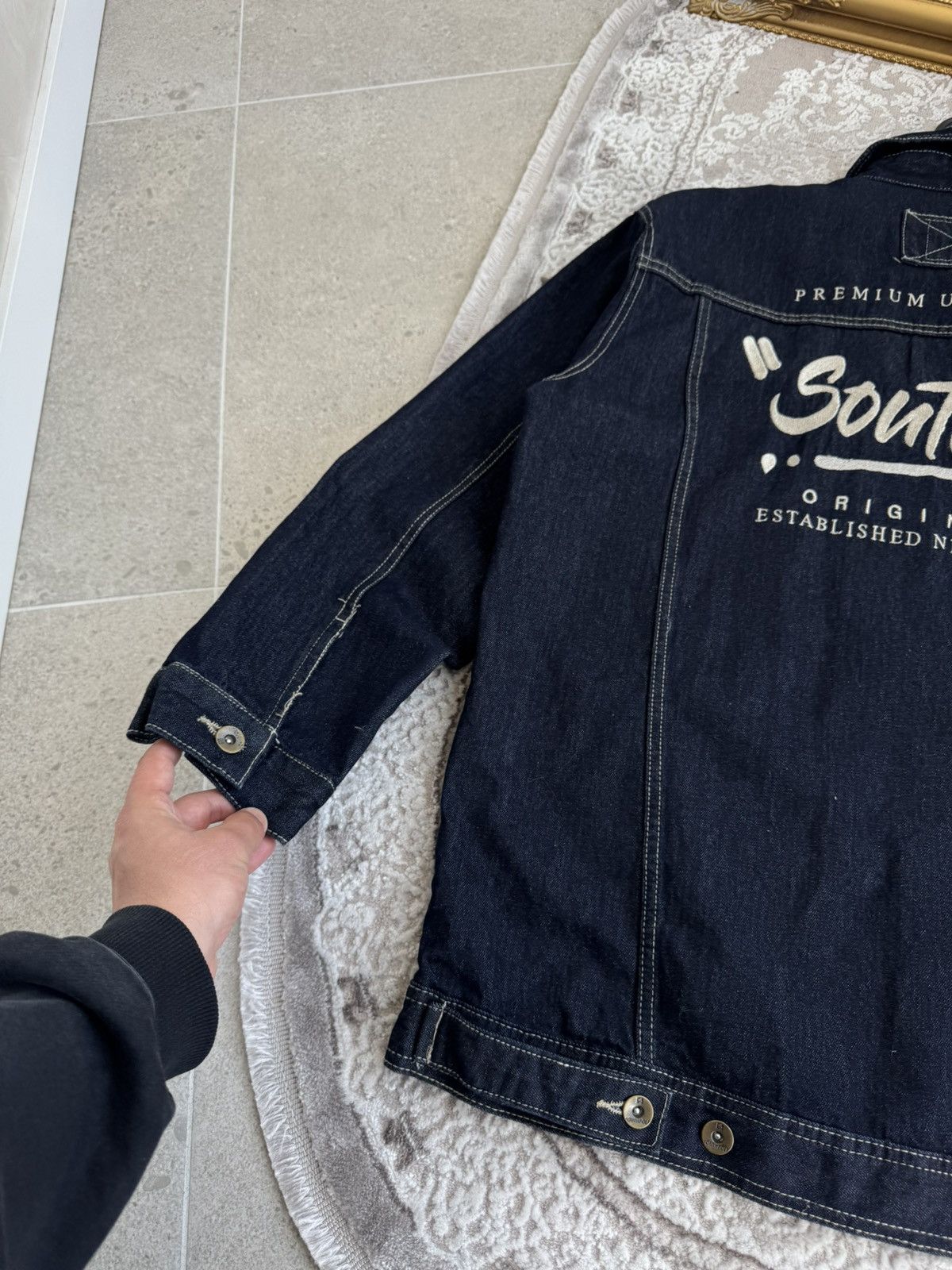 Southpole SouthPole Y2k Japan Denim Jacket Vintage Jeans Size Xl Size US XL / EU 56 / 4 - 8 Thumbnail
