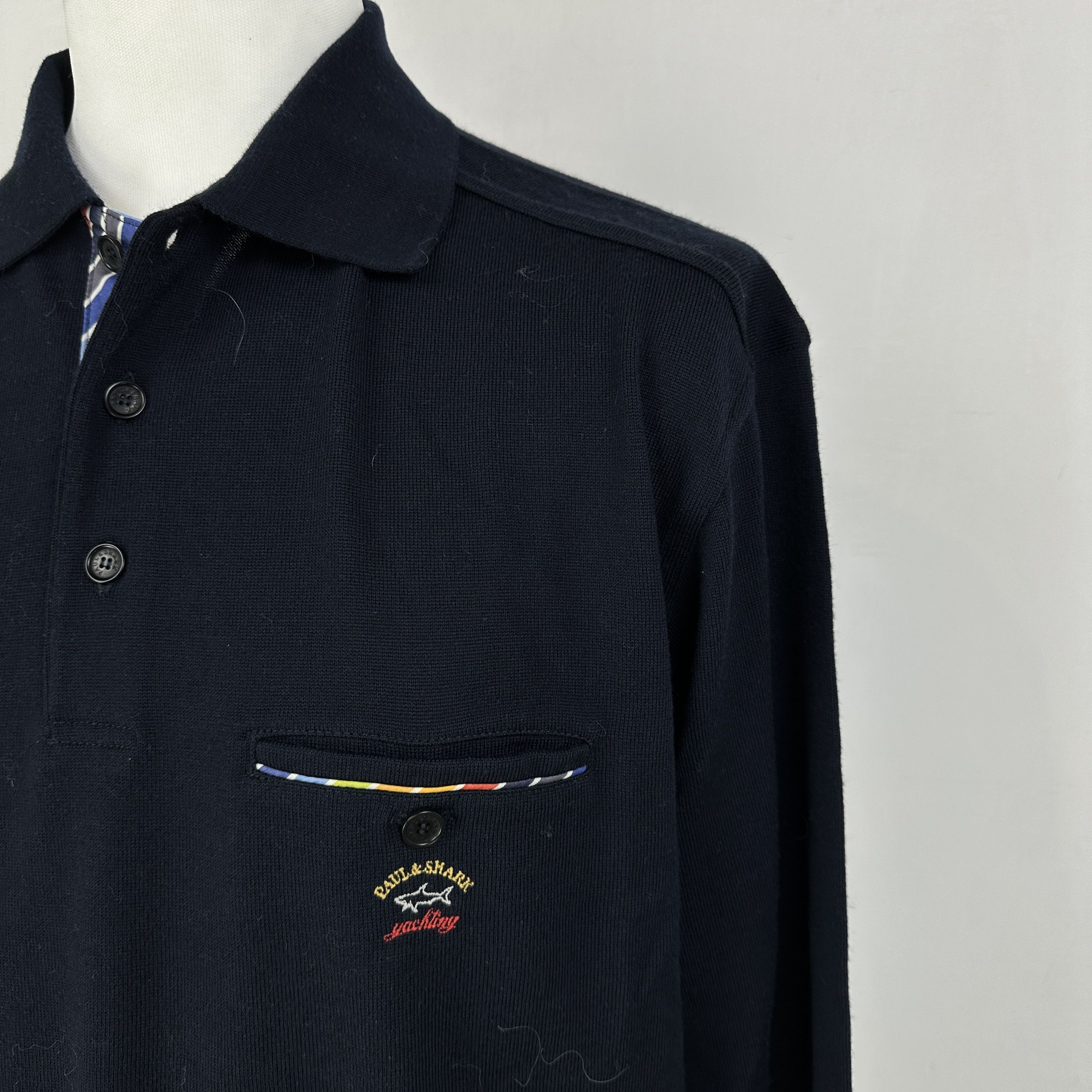 Paul & Shark Maglione Paul & Shark Lana Bottoni – XXL Size US XXL / EU 58 / 5 - 5 Thumbnail