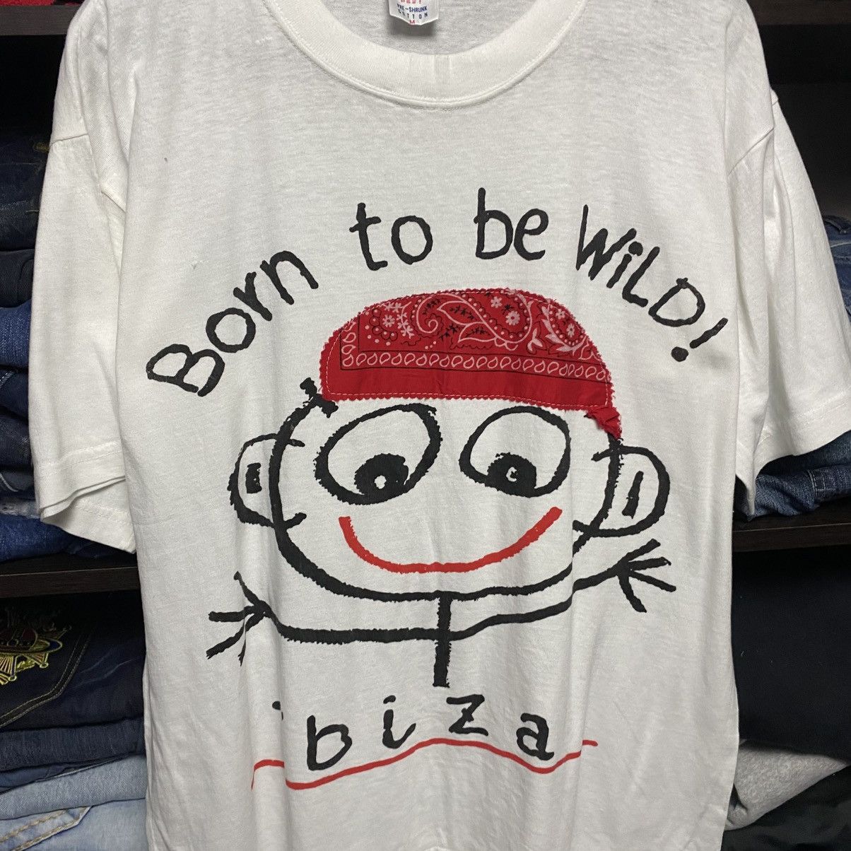 Cartoon Network Vintage Born To Be Wild Ibiza 90’s Made In Usa cartoon tee Size US M / EU 48-50 / 2 - 2 Thumbnail