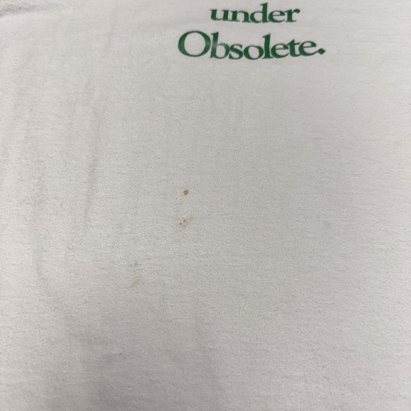 Vintage Vintage 90s Technology T Shirt Mens Medium White Size US M / EU 48-50 / 2 - 6 Thumbnail