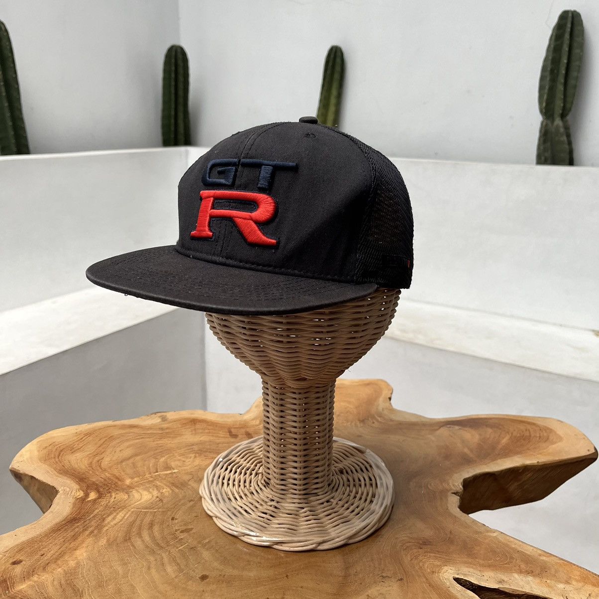 image of Racing x Sports Specialties Nismo Gtr Nisan Gtr Trucker Hat in Black, Men's