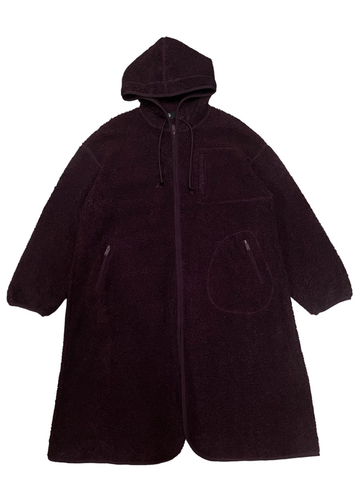 Vintage GU x Undercover Sherpa Fleece Hoodie Jacket - Main Image