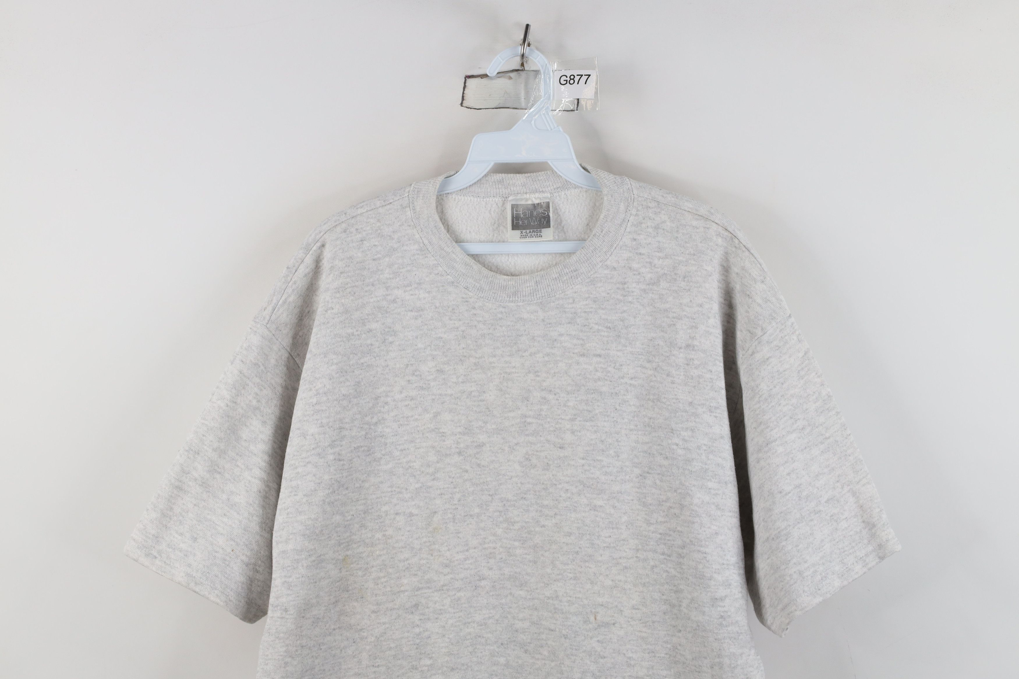 Vintage Vintage 90s Streetwear Short Sleeve Crewneck Sweatshirt USA Size XL / US 12-14 / IT 48-50 - 2 Thumbnail