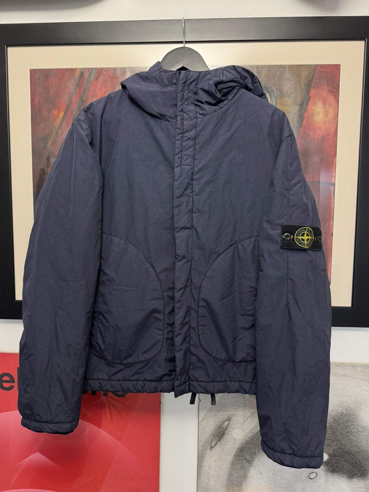 Stone Island FW01 Vintage Stone Island Jacket Casual Archive Navy Blue Size US M / EU 48-50 / 2 - 1 Thumbnail