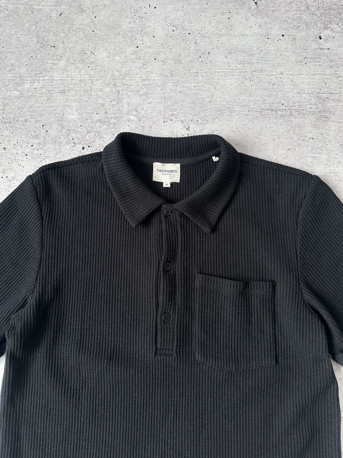 Other TWOTHIRDS Barcelona Waffle Textured Polo Organic Cotton M Size US M / EU 48-50 / 2 - 6 Thumbnail