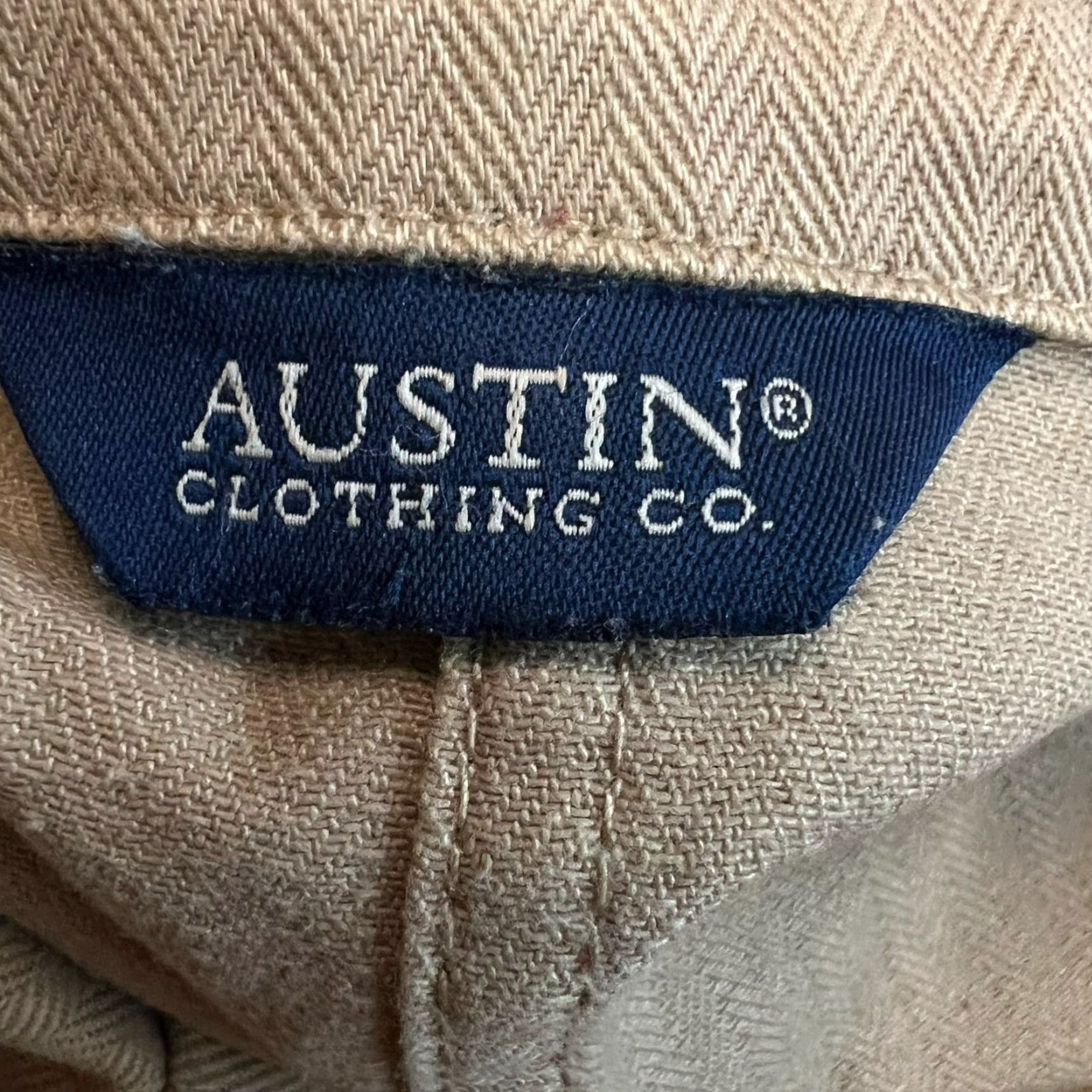Gustin VINTAGE Austin Blazer Womens Notched Brown 100% Cotton Single-Breasted Tailored 42 in Chest Regular M Size Size M / US 6-8 / IT 42-44 - 6 Thumbnail