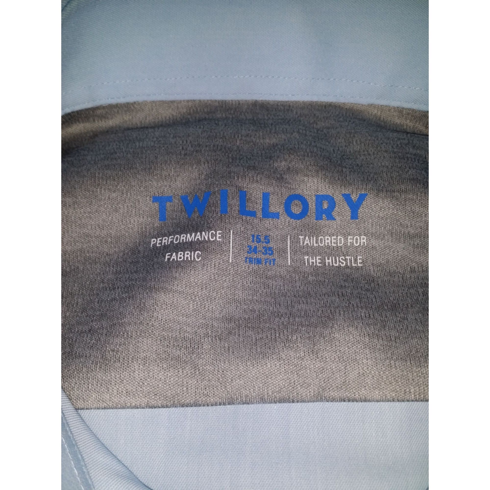 Twillory Twillory Performance Button Up Trim Fit Shirt Men Sz M 15.5 Size US M / EU 48-50 / 2 - 5 Thumbnail