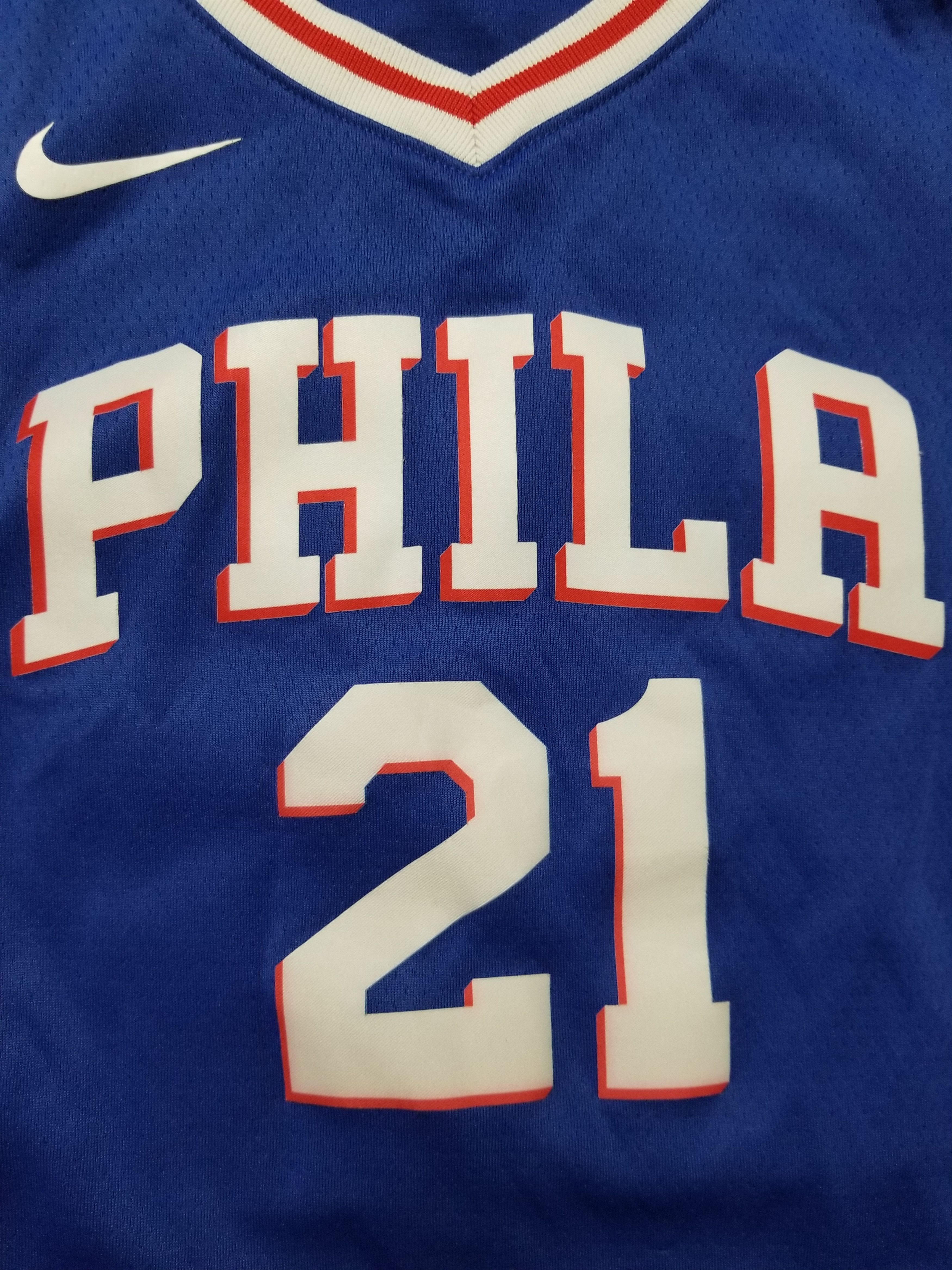 Nike Nike Philadelphia 76ers #21 Joel Embiid Basketball Jersey Size US S / EU 44-46 / 1 - 8 Thumbnail