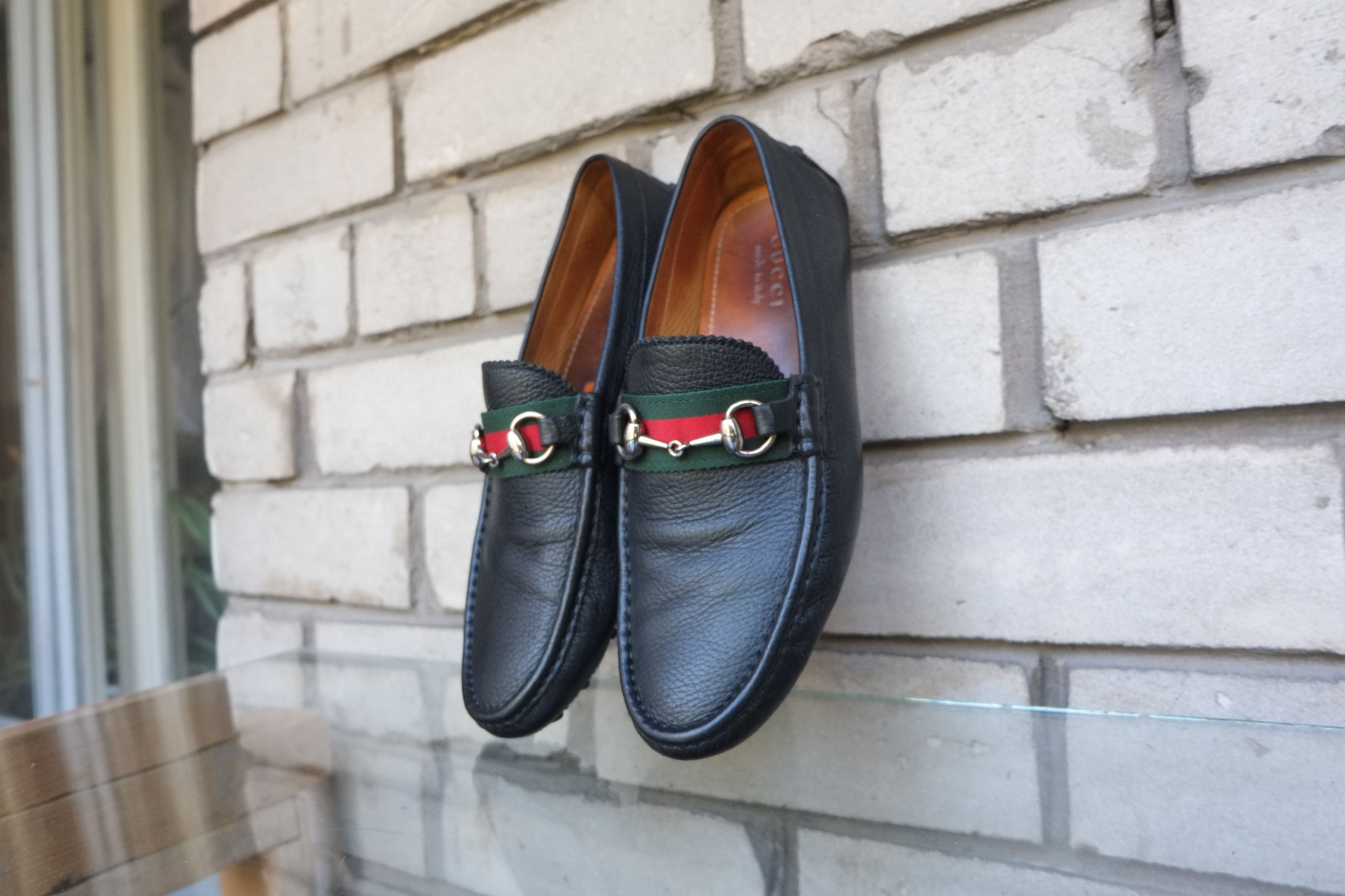 Gucci Gucci Damo Horsebit Loafers Black Moccasin Ferragamo Prada Size US 7.5 / EU 40-41 - 9 Thumbnail