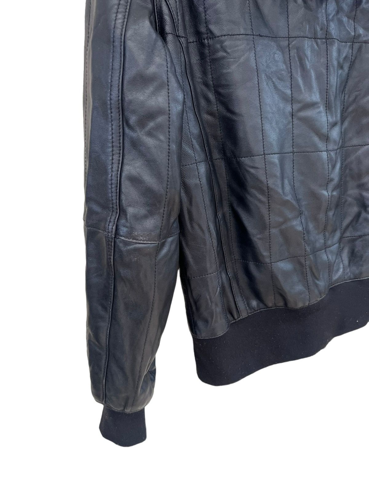 John Varvatos FA/14 John Varvatos Black Sheep Skin Leather Jacket Hoodie Size US S / EU 44-46 / 1 - 14 Thumbnail