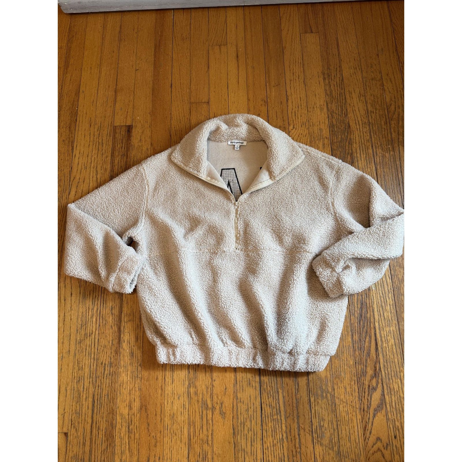 Other Pretty Garbage Pullover Small Sherpa Fleece Half Zip Ciao Size S / US 4 / IT 40 - 1 Thumbnail