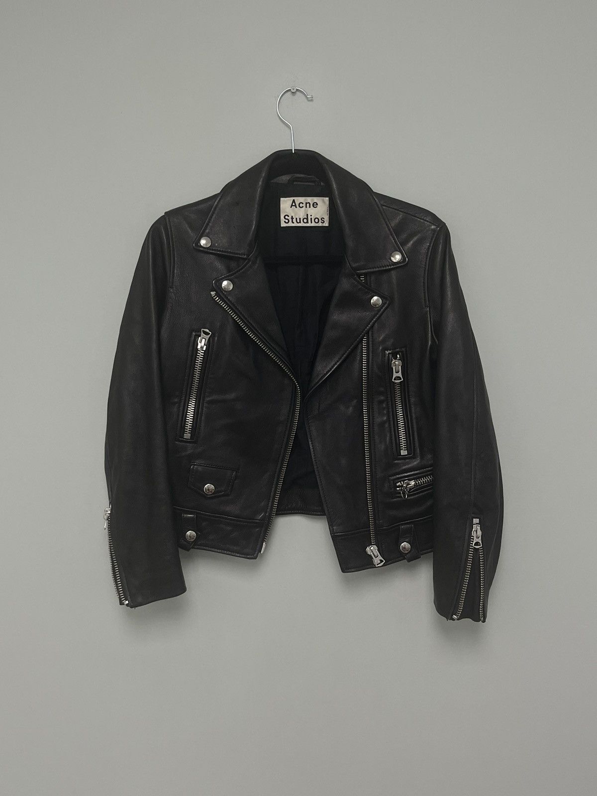 Acne Studios Leather biker jacket. Small 36 Size S / US 4 / IT 40 - 6 Thumbnail