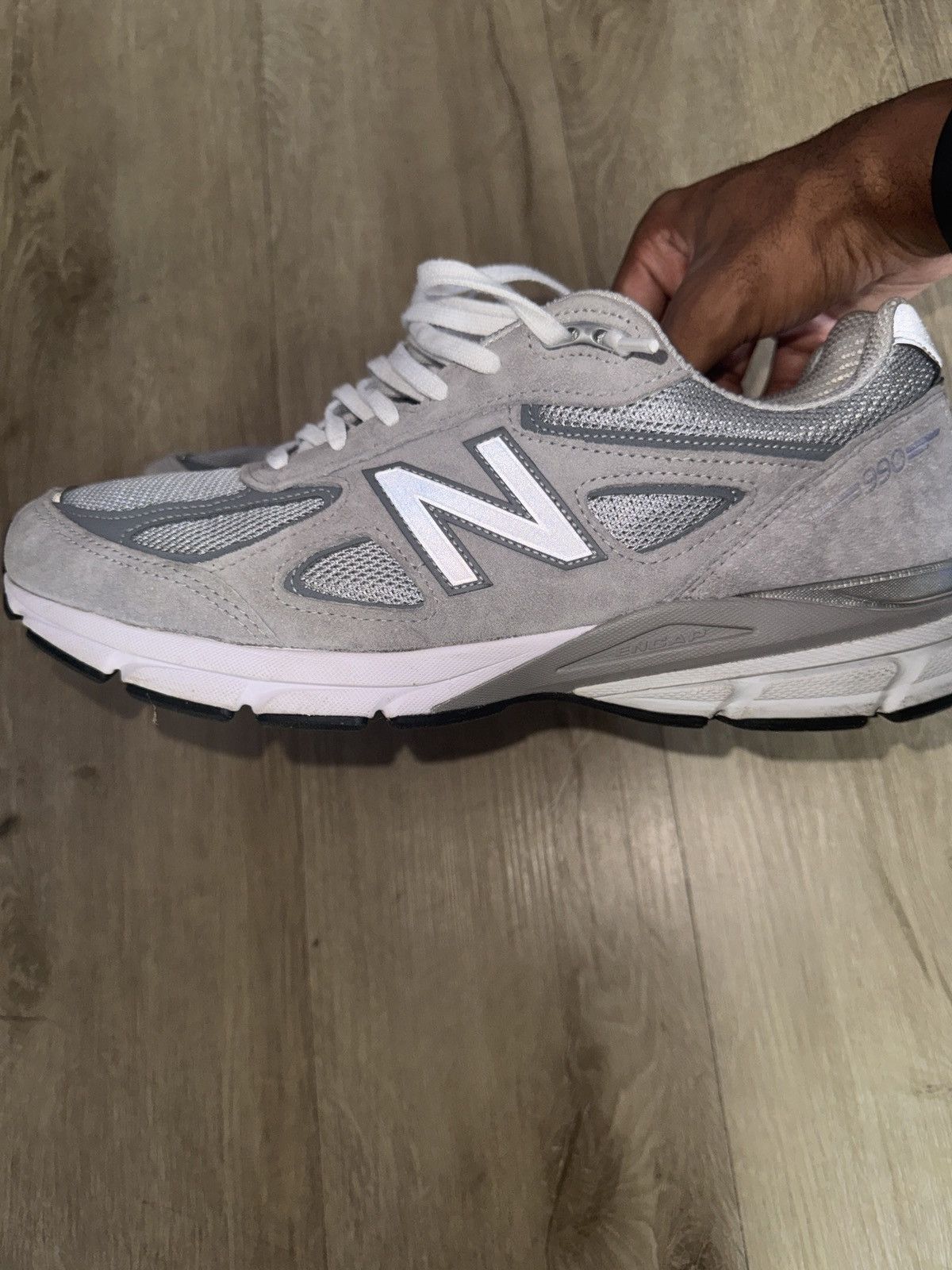New Balance Gray New Balance 990v4 Size US 12 / EU 45 - 5 Thumbnail