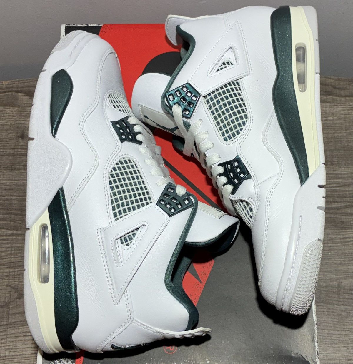 Size 8.5 - Air Jordan 4 Retro Oxidized Green