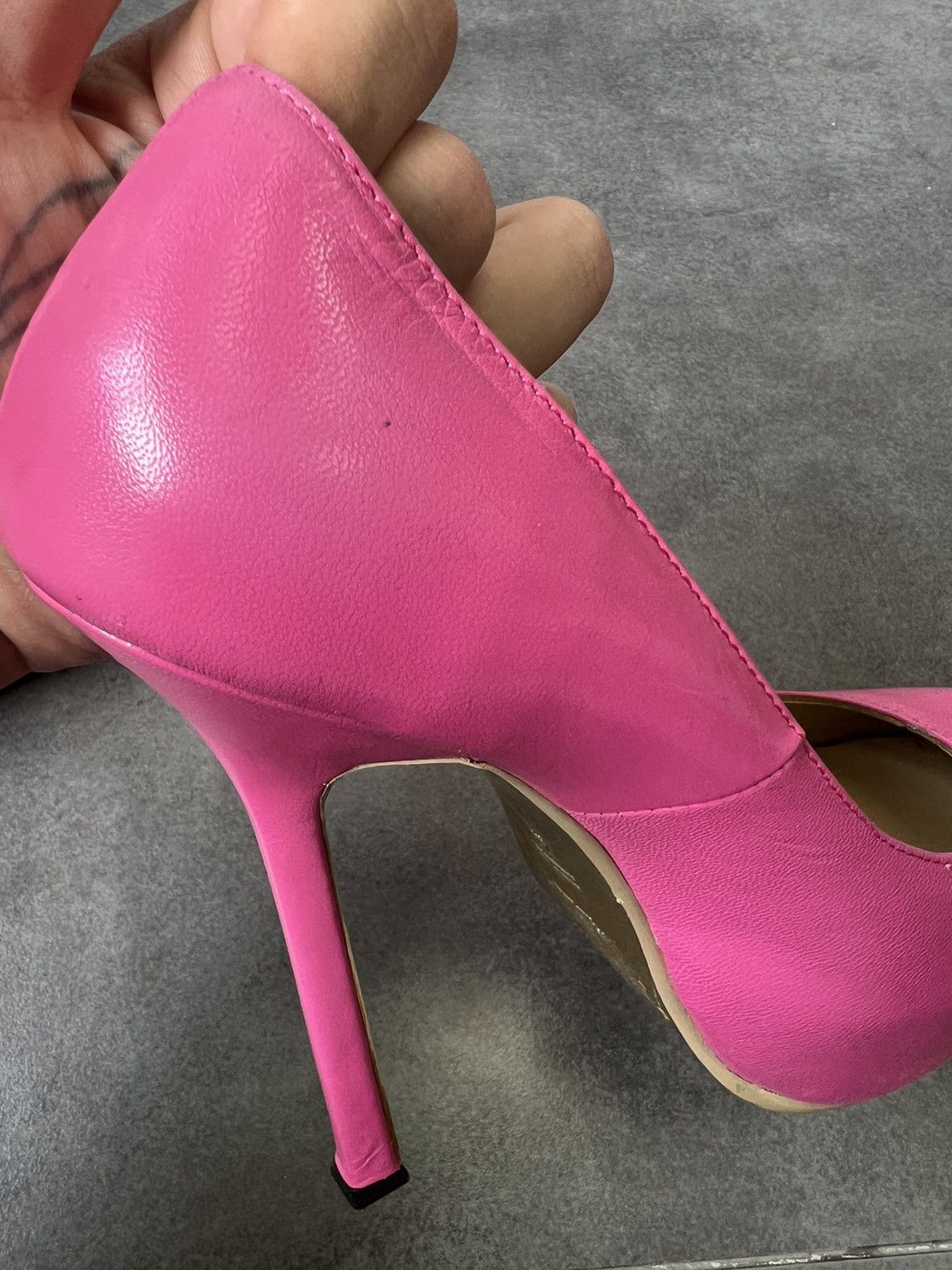 Yves Saint Laurent Vintage Yves Saint Laurent high pink iconic heels Size US 7 / IT 37 - 11 Thumbnail