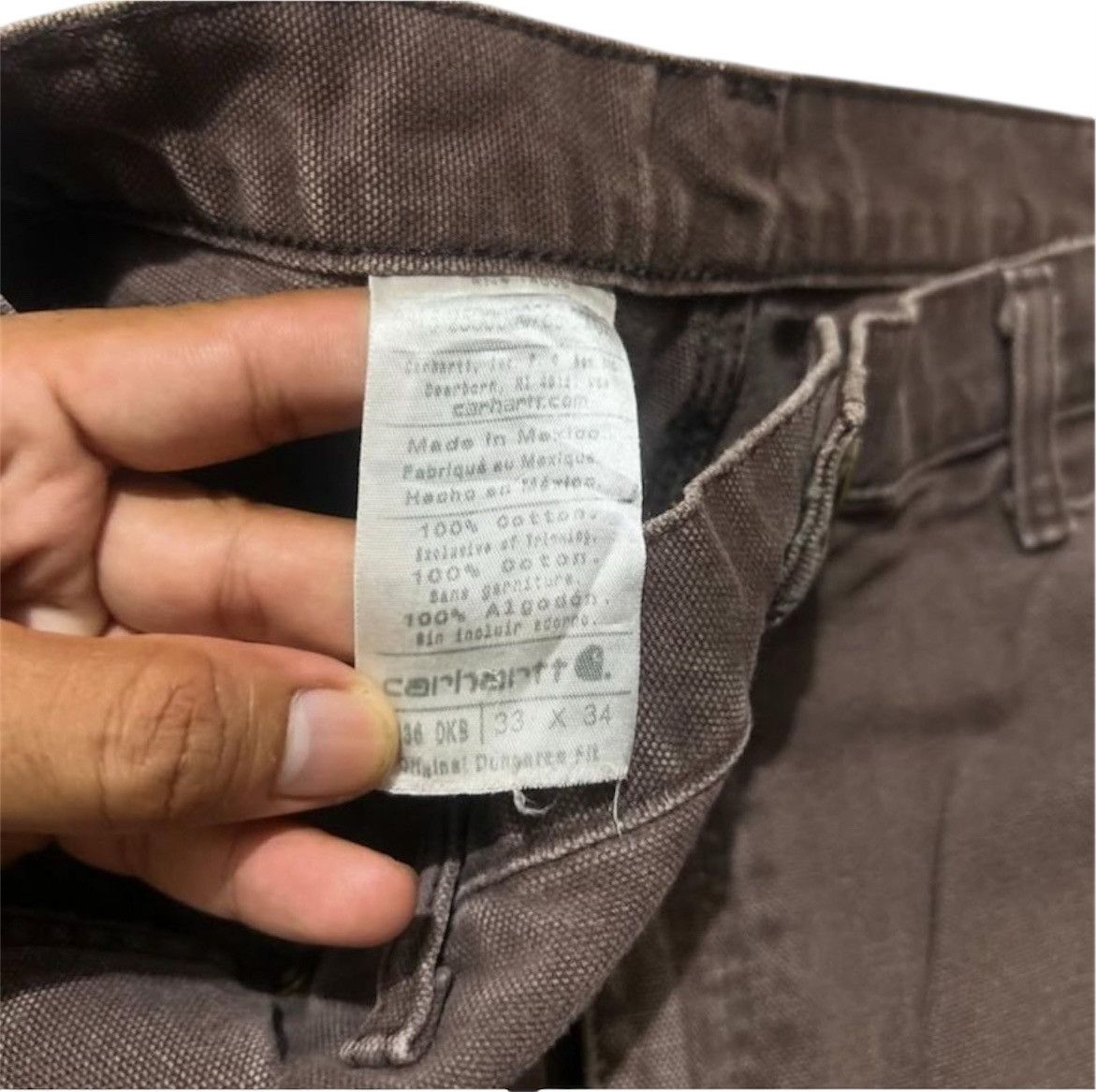 Carhartt Distressed Carhartt Double Knee Carpenter Pants Size US 34 / EU 50 - 9 Thumbnail