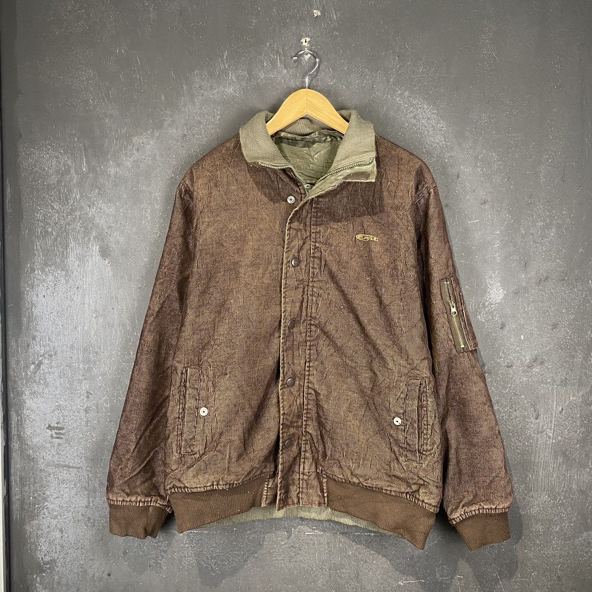Other Vintage CRU Surf Skate Corduroy Reversible Jacket Size US L / EU 52-54 / 3 - 1 Thumbnail