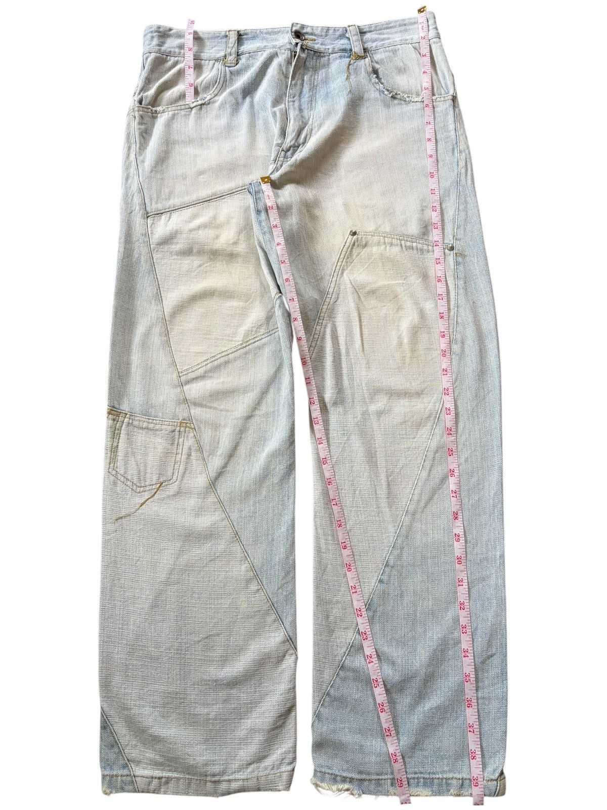 Helmut Lang Vintage Japanese Brand Distress Loose Jeans Size US 32 / EU 48 - 7 Thumbnail