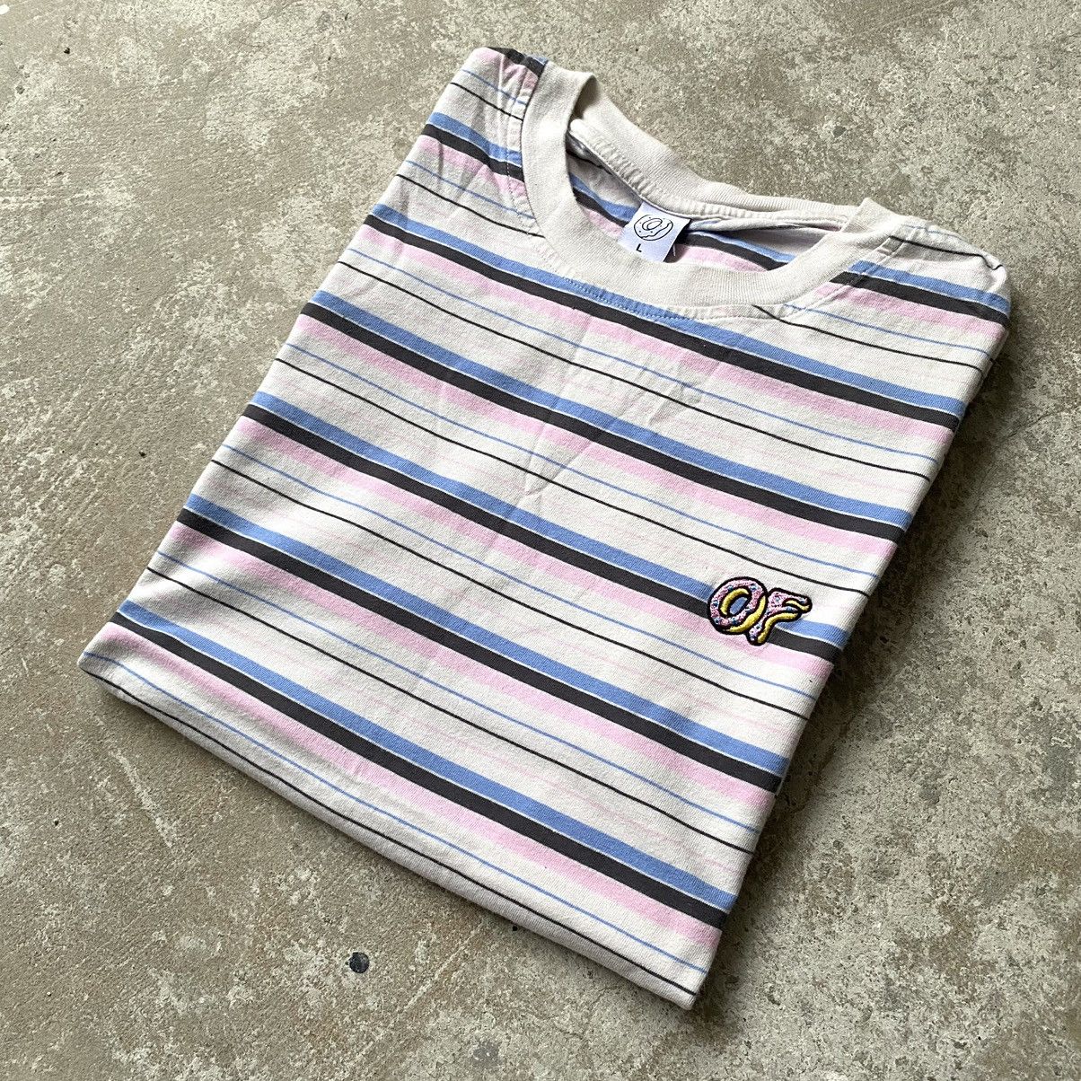 Grand Logo Striped Pocket Tee newest By Golf Wang