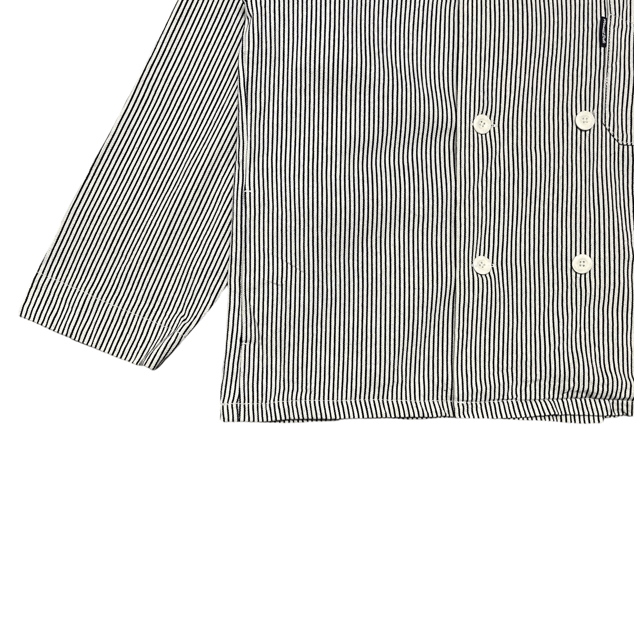 Studio Seven Honest Deli by Studio Seven GU Hickory Stripe Coat Jacket Size US L / EU 52-54 / 3 - 3 Thumbnail