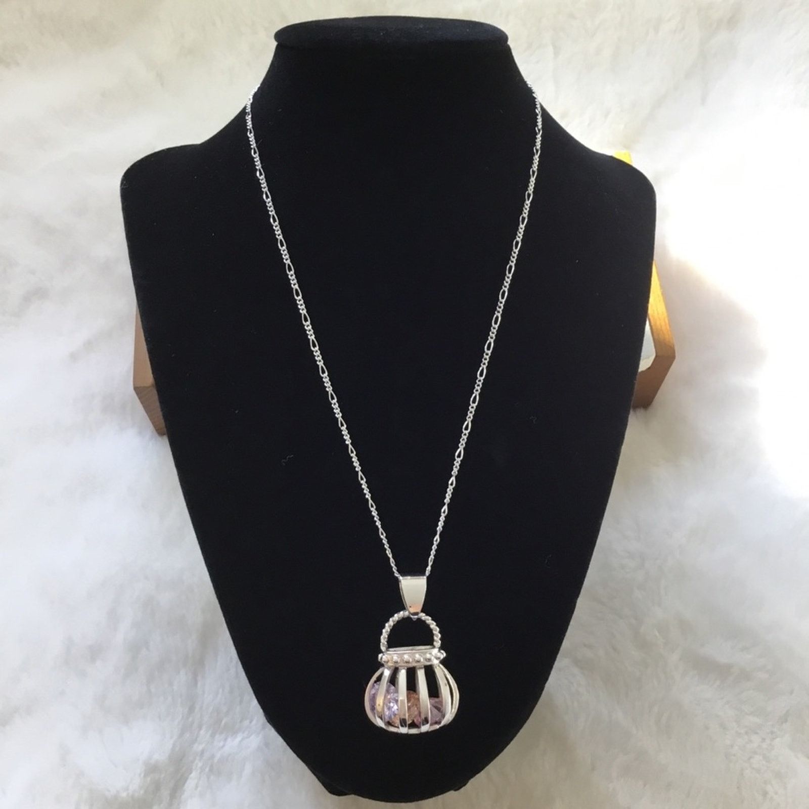 Other Adorable Purse with Crystals Necklace Size ONE SIZE - 4 Thumbnail