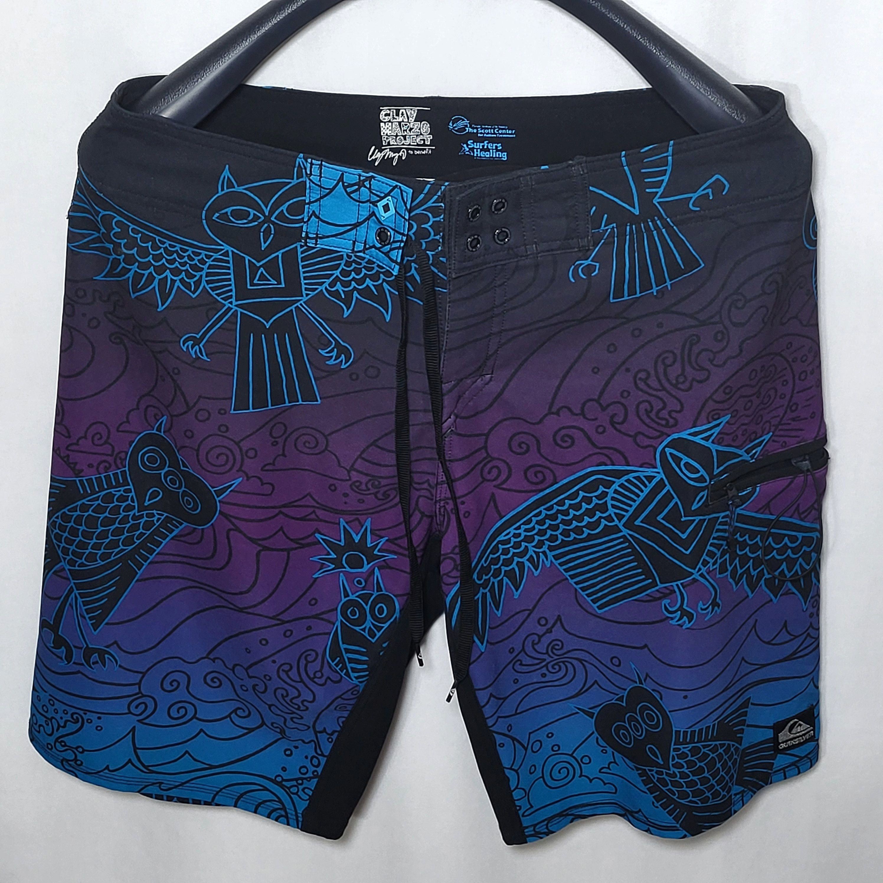 Quiksilver Quiksilver mistic style Clay Marzo project surf shorts Size US 32 / EU 48 - 6 Thumbnail