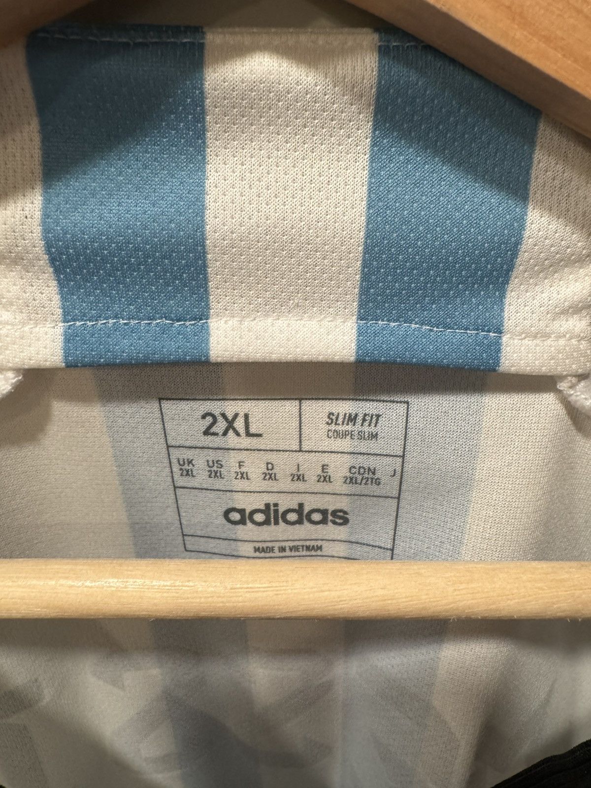 Adidas 2022 argentina messi world cup jersey Size US XXL / EU 58 / 5 - 3 Thumbnail