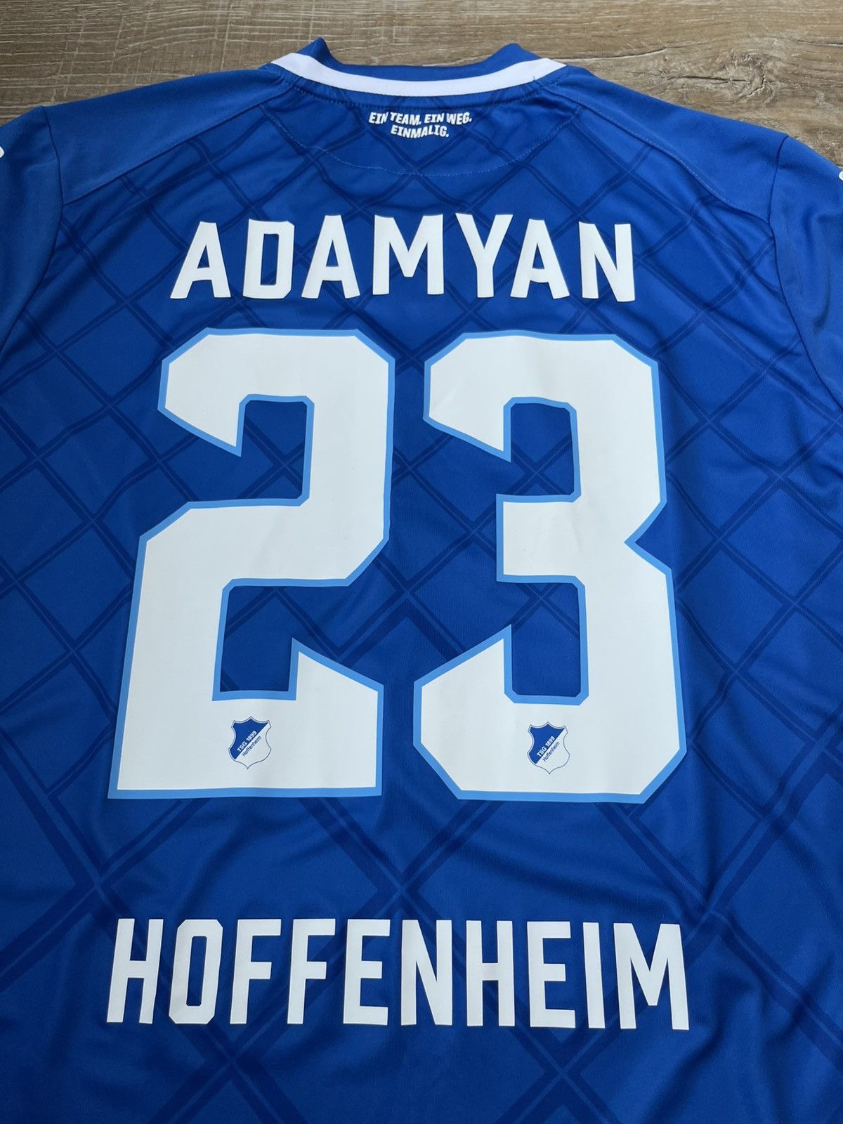 Joma TSG HOFFENHEIM HOME FOOTBALL JERSEY 2019-2020 #23 ADAMYAN Size US XL / EU 56 / 4 - 10 Thumbnail