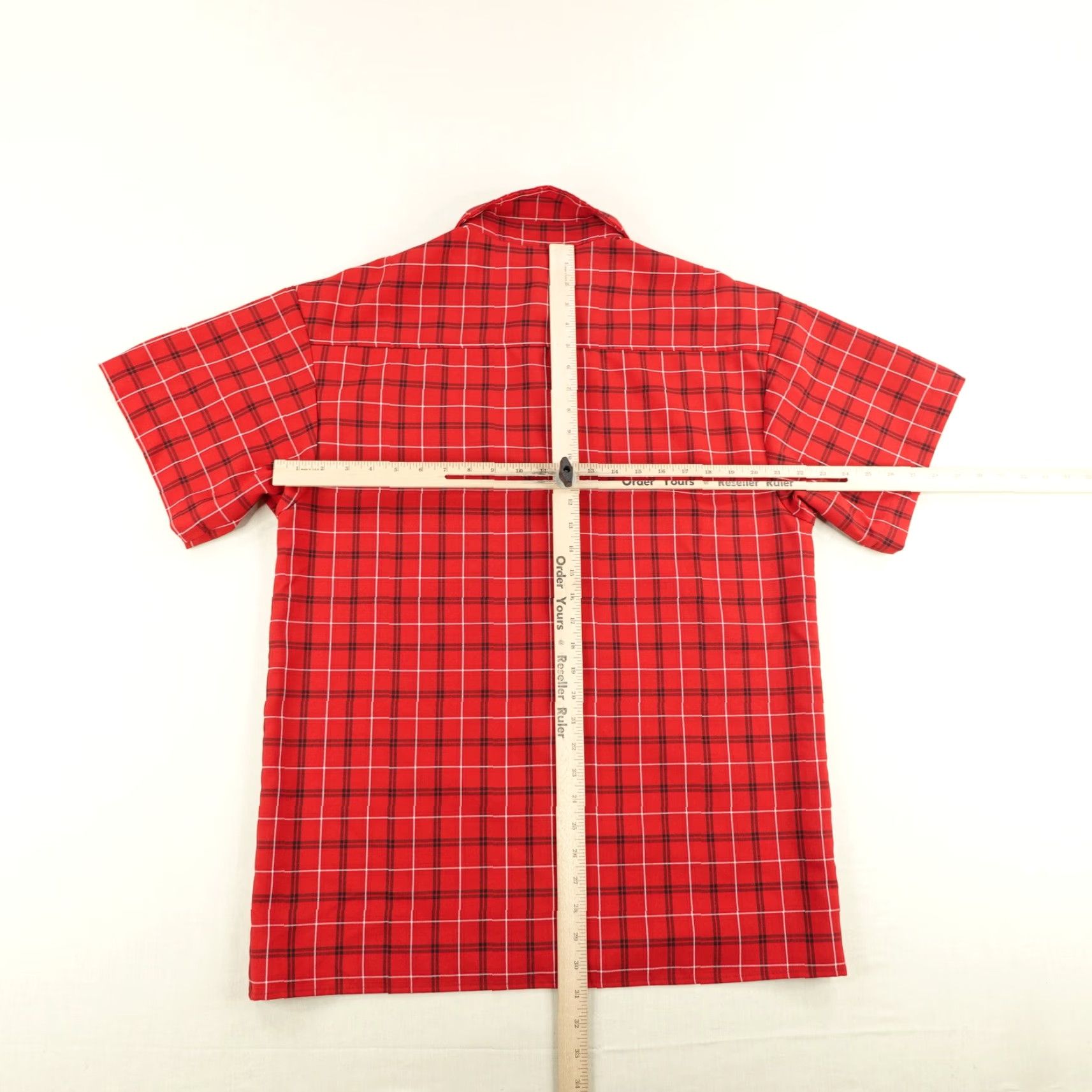 Vintage Vintage Solo Semore Shirt Mens Medium Red Plaid Button Up Made In USA Camp 90s Size US M / EU 48-50 / 2 - 6 Thumbnail