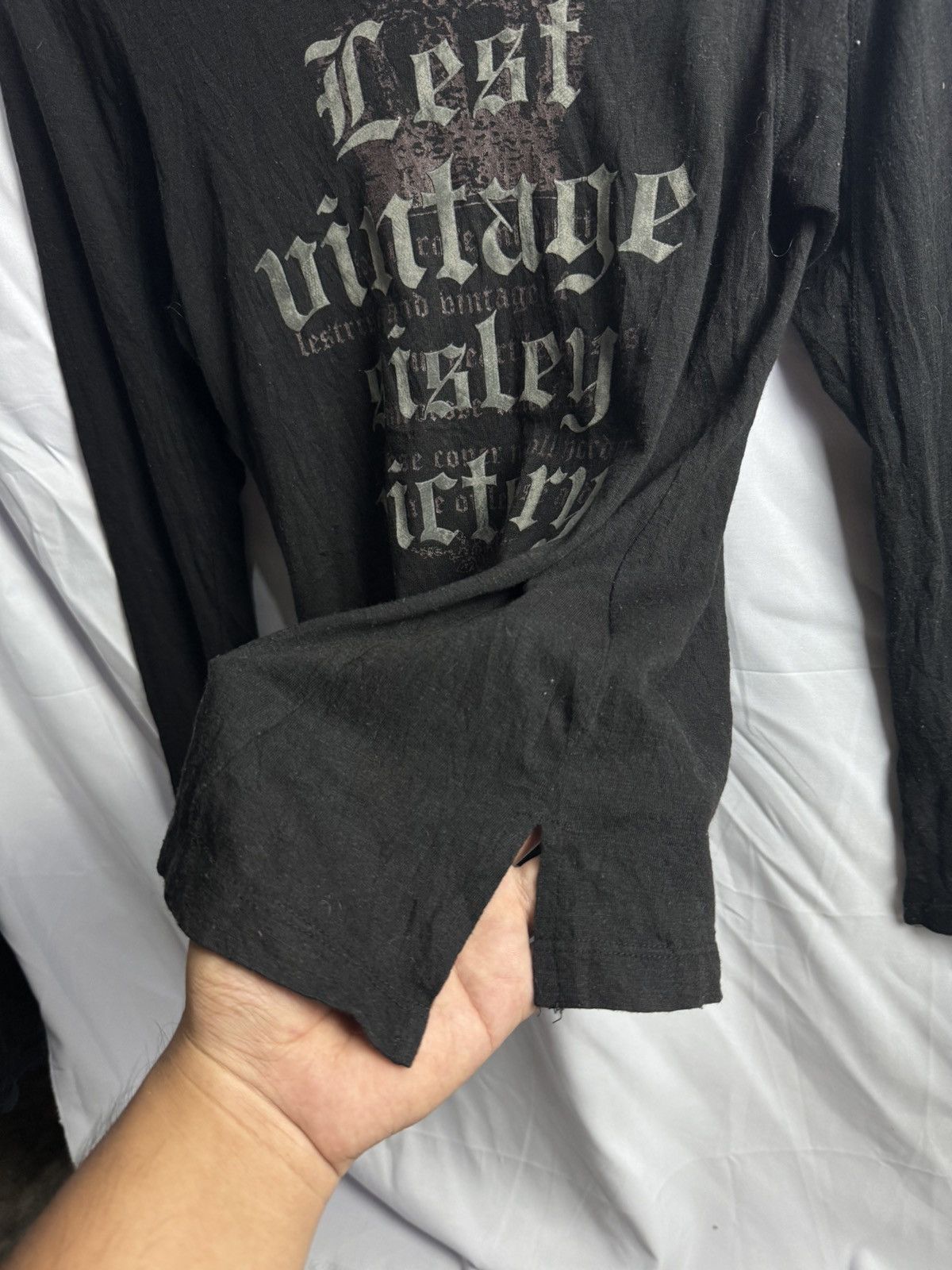 Hysteric Glamour × If Six Was Nine × PPFM Japanese-Sisley Poem Gothic Long Sleeve Size US S / EU 44-46 / 1 - 6 Thumbnail