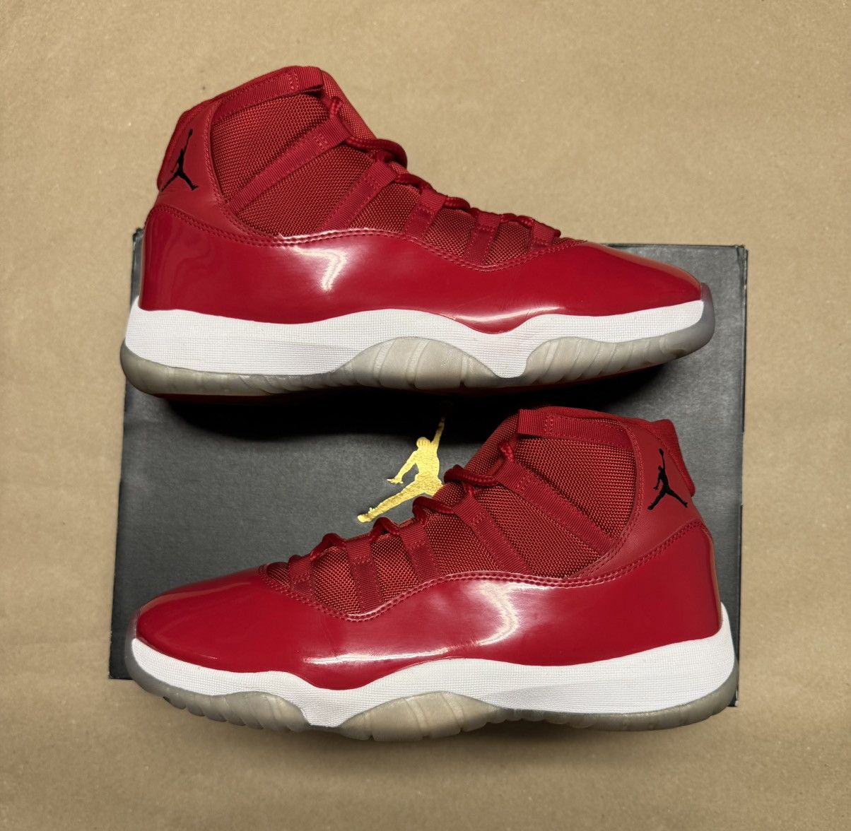 Jordan Brand Nike Air Jordan 11 XI Retro High Win Like 96 Mens size 12! Size US 12 / EU 45 - 1 Thumbnail
