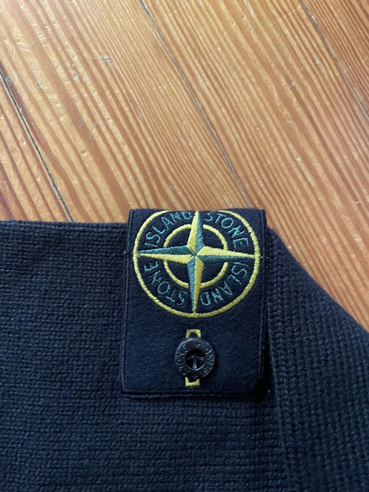 Stone Island Stone Island Winter Soft Cotton Sweater Crewneck Black Size US L / EU 52-54 / 3 - 4 Thumbnail