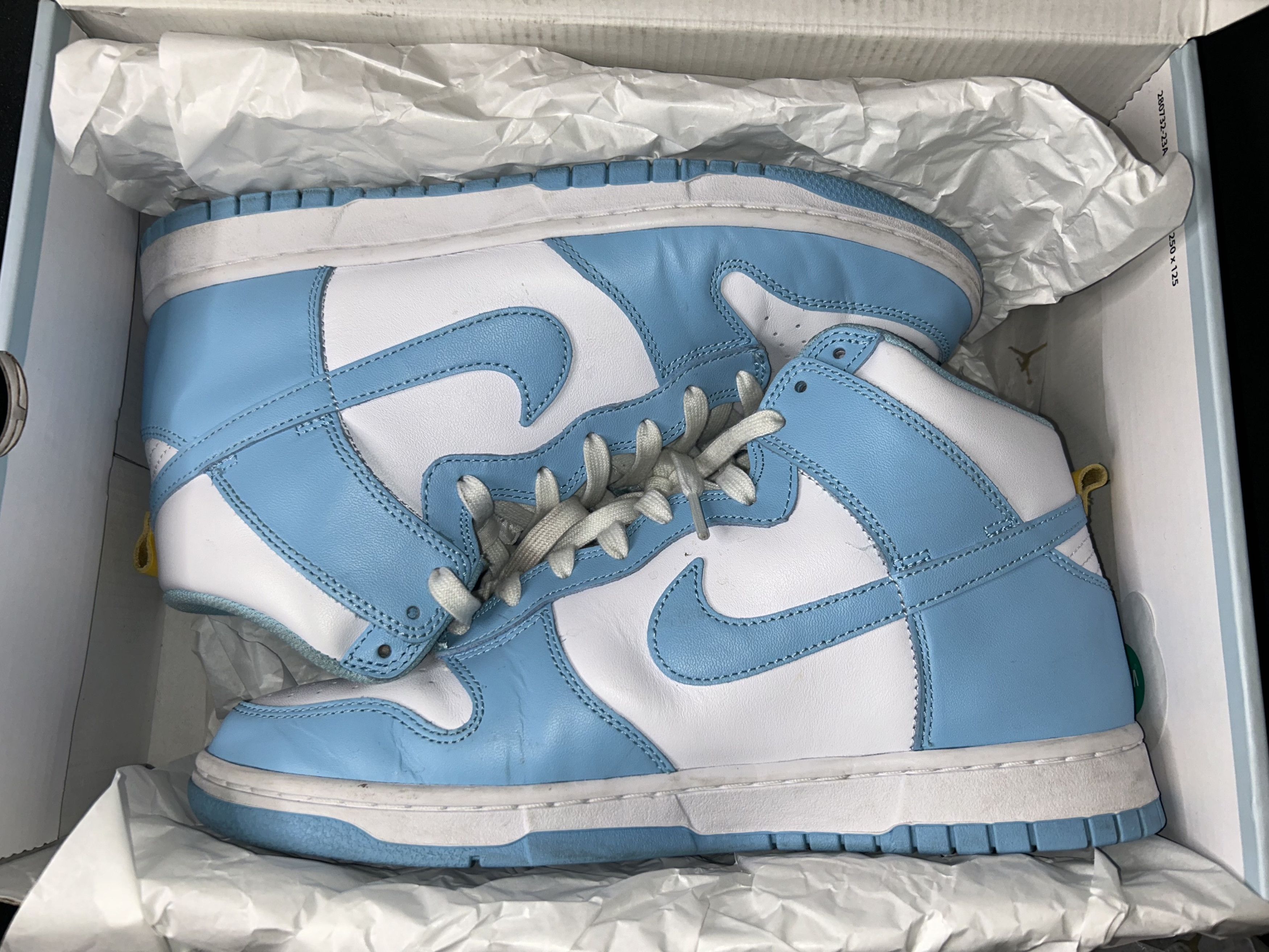 Nike Nike Dunk High Blue Chill Size US 10 / EU 43 - 4 Thumbnail